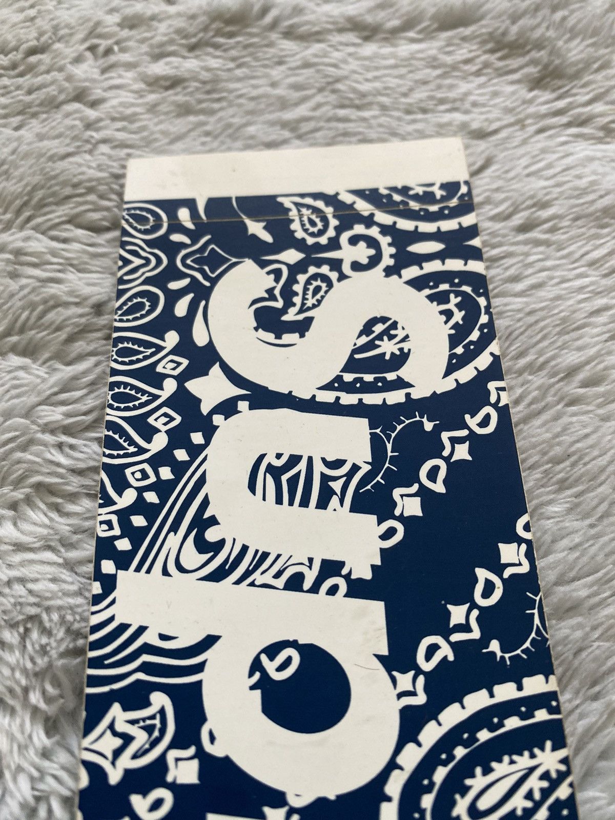 Supreme bandana paisley box logo sticker 2006 authentic