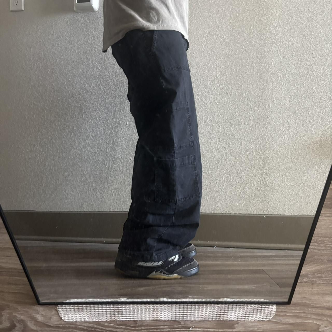 Vintage Crazy Vintage Y2K/2000s Baggy Black Skater Style Cargo Pants! 32x29 Size US 32 / EU 48 - 2 Thumbnail