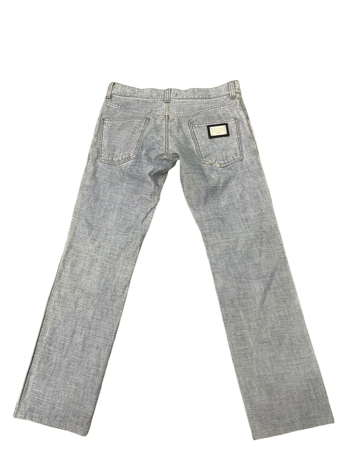 Dolce & Gabbana Reverse Denim Dolce & Gabbana Slim Jeans Low Rise 8🟦9 Size US 32 / EU 48 - 1 Thumbnail