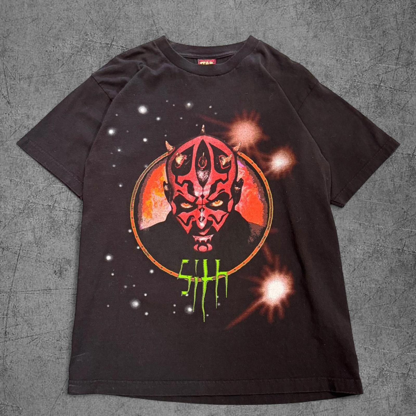 Star Wars Vintage 1999 Star Wars Darth Maul Sith Tee Size US L / EU 52-54 / 3 - 2 Thumbnail