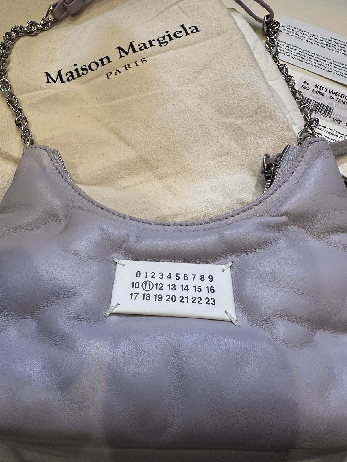 Maison Margiela Maison Margiela Mini Grand Slam Purple Shoulder Bag Size ONE SIZE - 2 Thumbnail