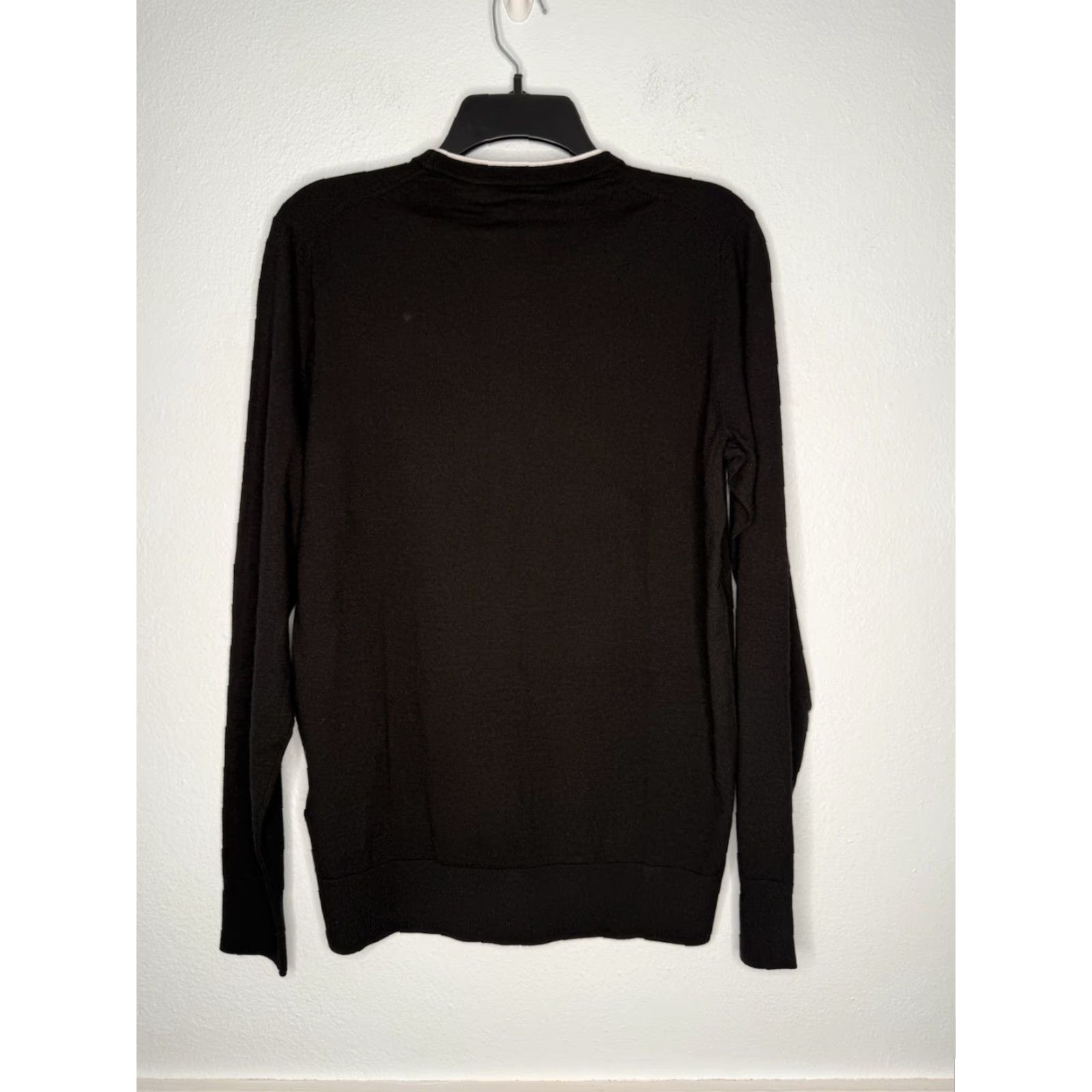 G/FORE G/Fore Pullover Sweater V-Neck Black S Wool Polyester Golf NWT Small Men Size US S / EU 44-46 / 1 - 2 Thumbnail