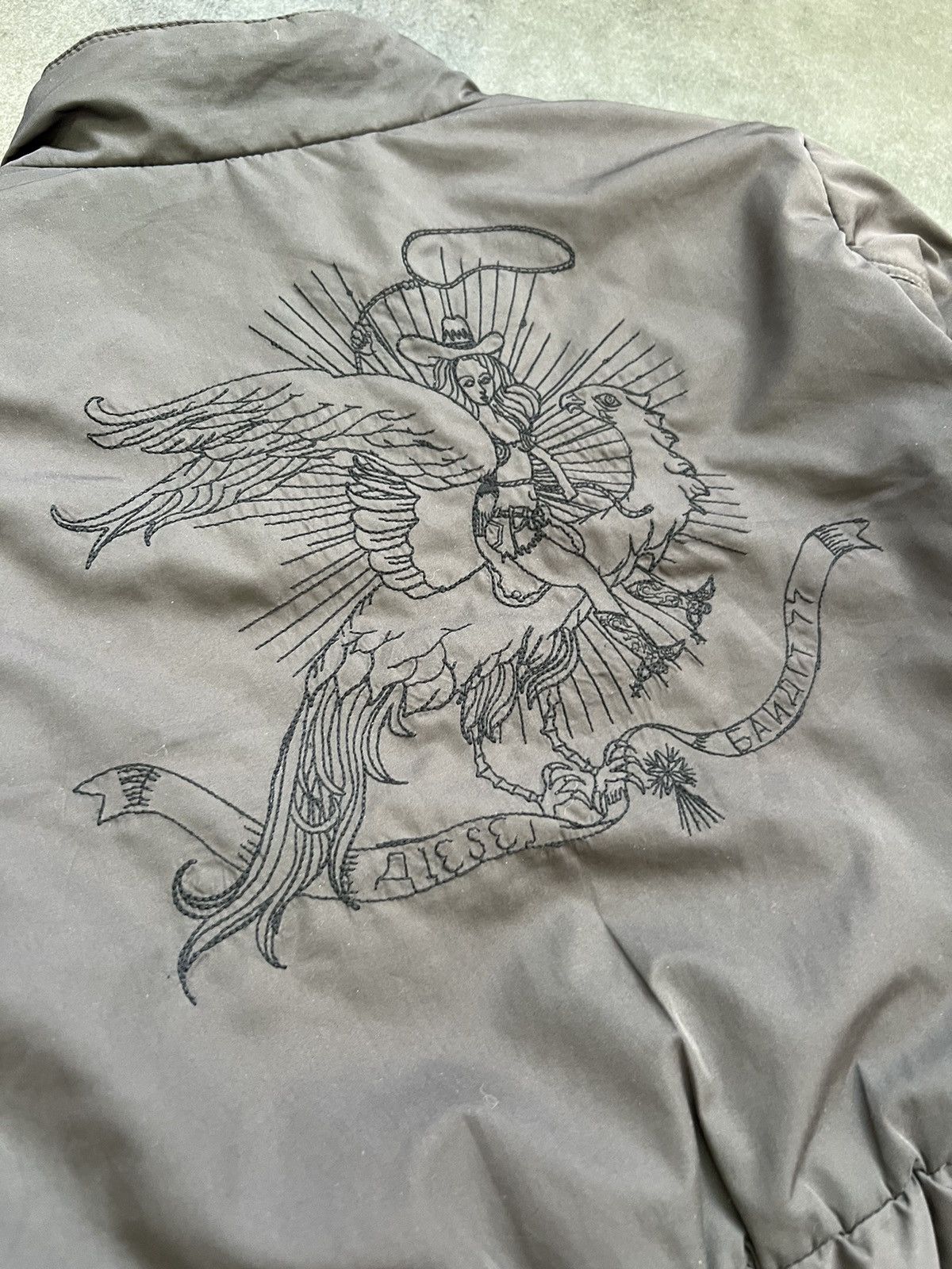 Diesel × Vintage Archive Bandits Diesel Jacket y2k Russian criminal tattoo Size S / US 4 / IT 40 - 3 Thumbnail