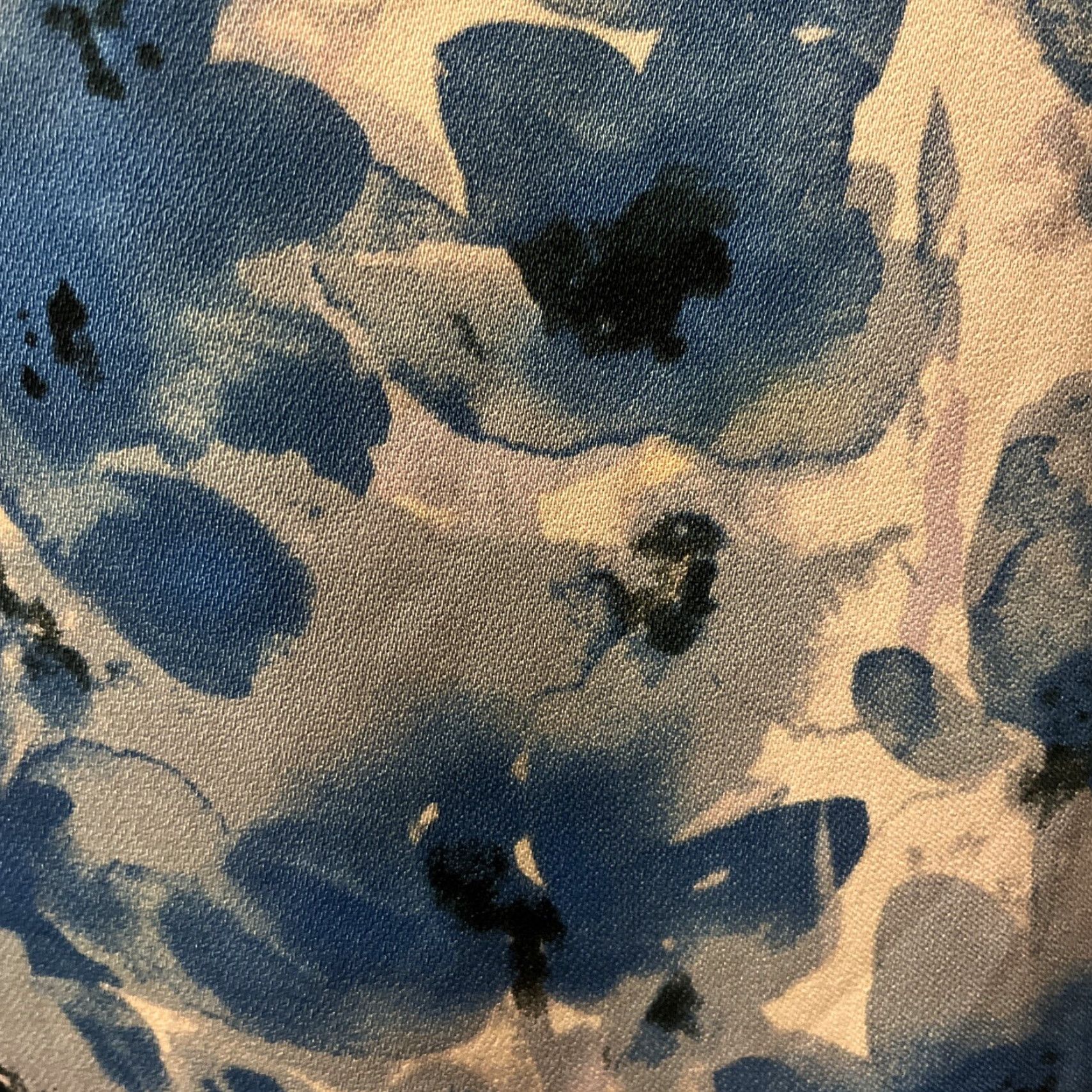 J.Crew J. Crew Womens Size 4 Blue Abstract Floral Dressy Tank Top Size S / US 4 / IT 40 - 3 Thumbnail