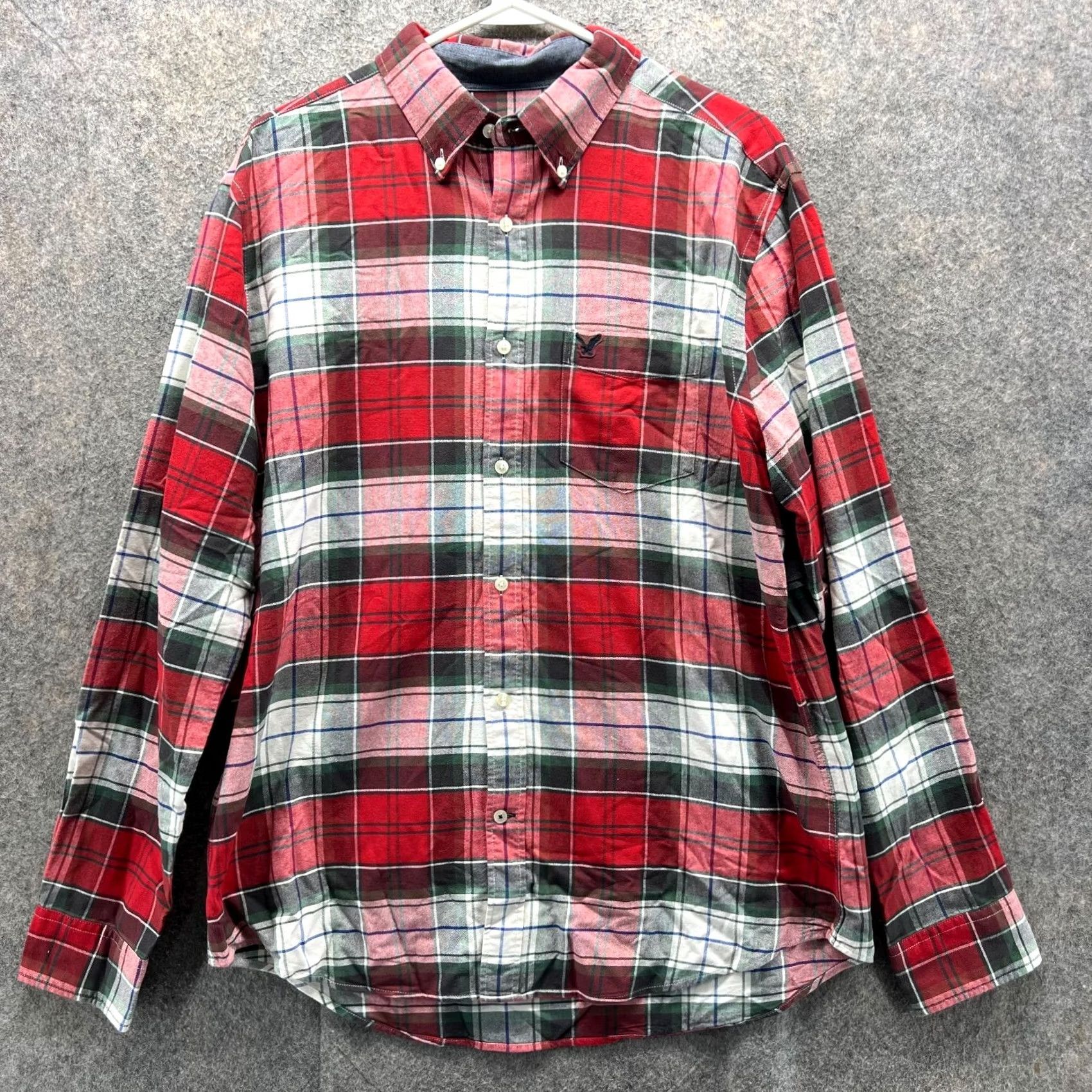American Eagle Outfitters VINTAGE American Eagle Shirt Mens Large Red Plaid Flannel Cotton Shirt Size US L / EU 52-54 / 3 - 2 Thumbnail