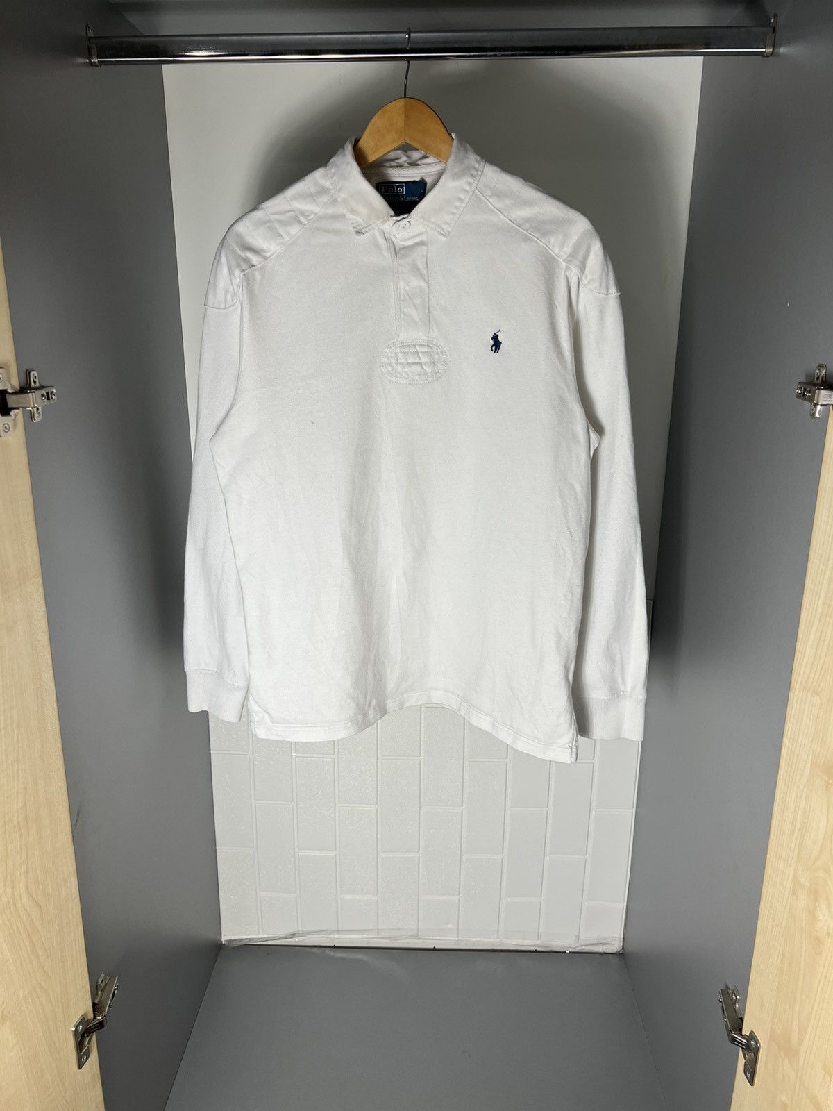 Polo Ralph Lauren VINTAGE POLO RALPH LAUREN RETRO RUGBY CLASSIC CASUAL Y2K 90s Size US L / EU 52-54 / 3 - 9 Thumbnail