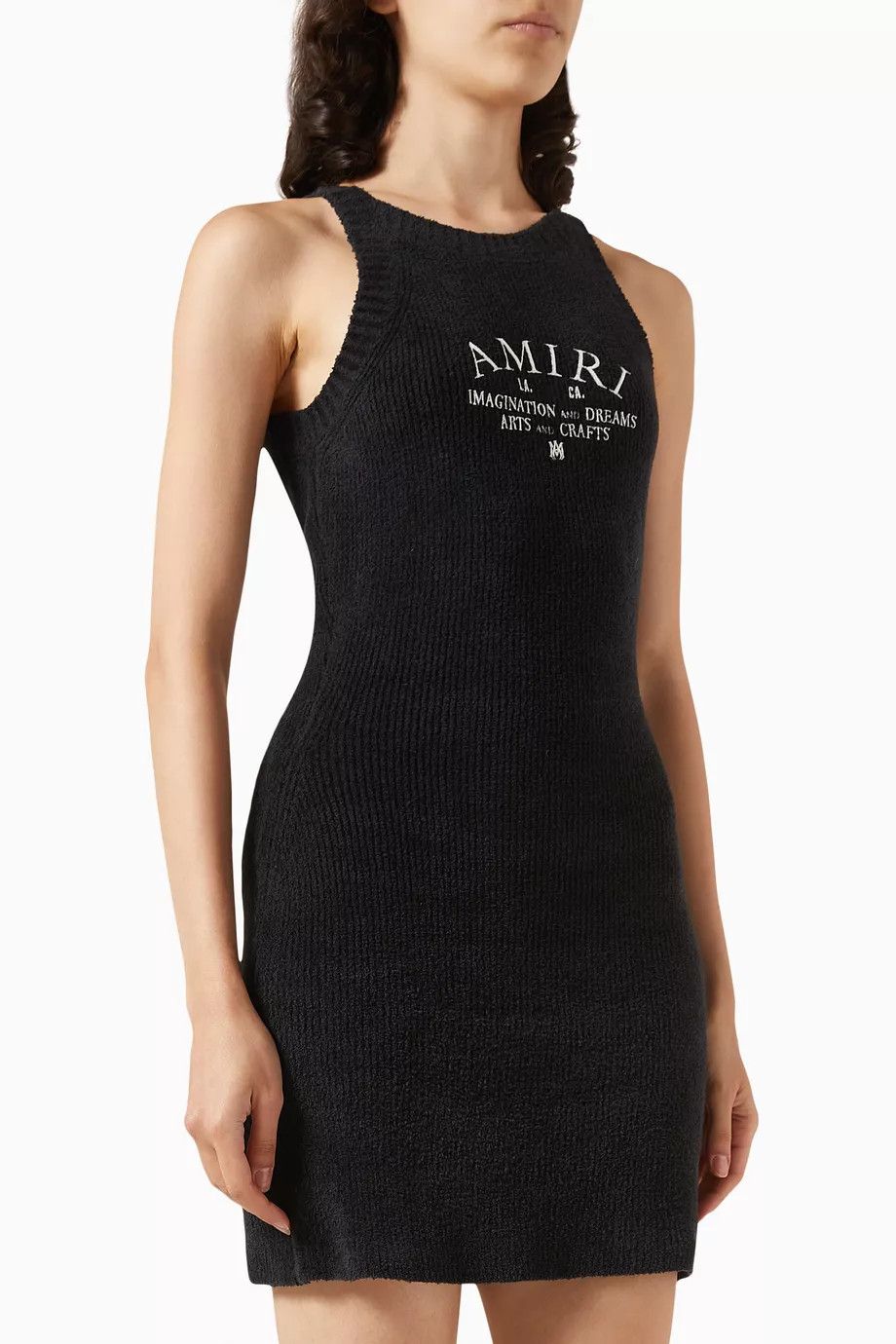 Amiri o1y0425 Sheath Mini Dress in Black Size M / US 6-8 / IT 42-44 - 2 Thumbnail
