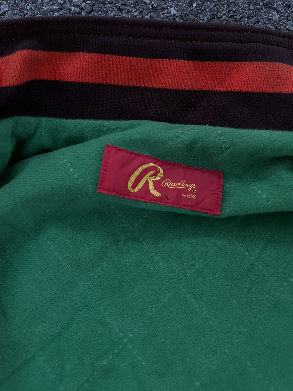 Asics × Vintage Vintage 90s Rawlings Fukuoka Daiei Hawks Jacket Size US L / EU 52-54 / 3 - 6 Thumbnail