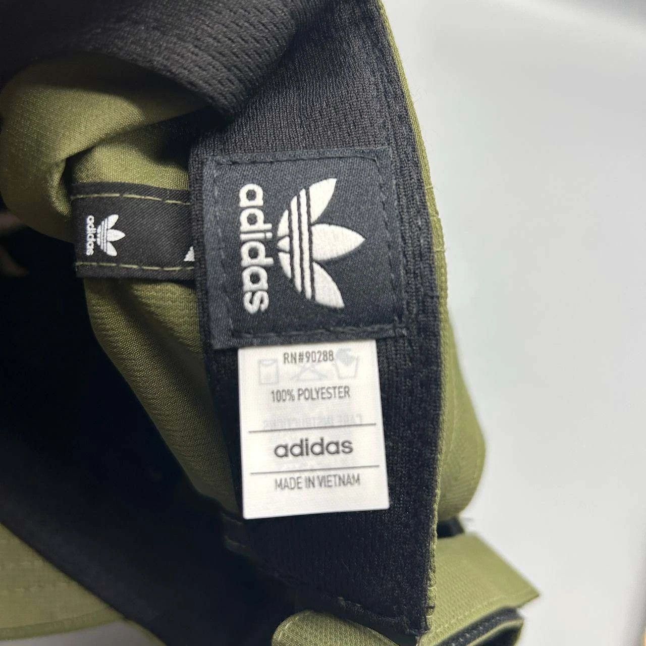 Adidas Adidas Logo Embroidered Hat Men Green Strap Back Cap Size ONE SIZE - 4 Thumbnail