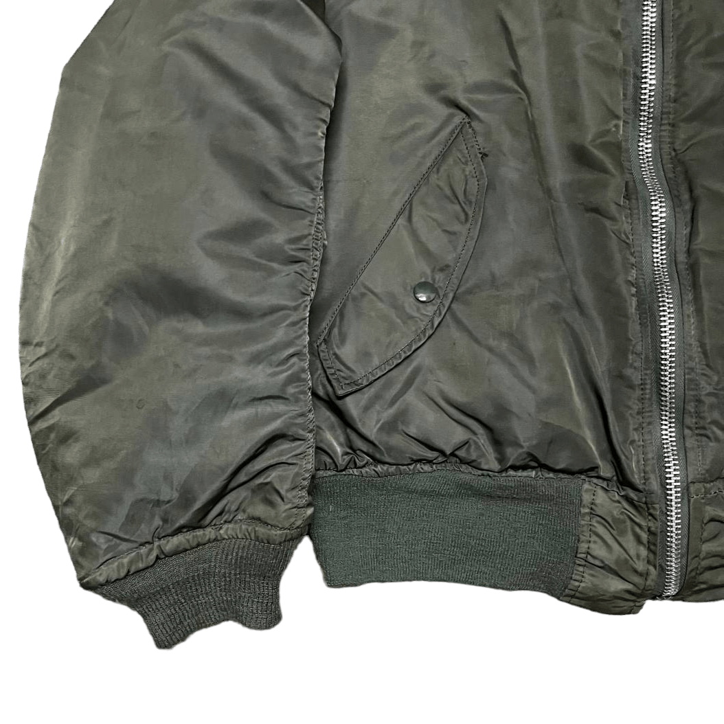 Alpha Industries Vintage Alpha Industries Flight Bomber Jacket Ma 1 Military Size US L / EU 52-54 / 3 - 3 Thumbnail