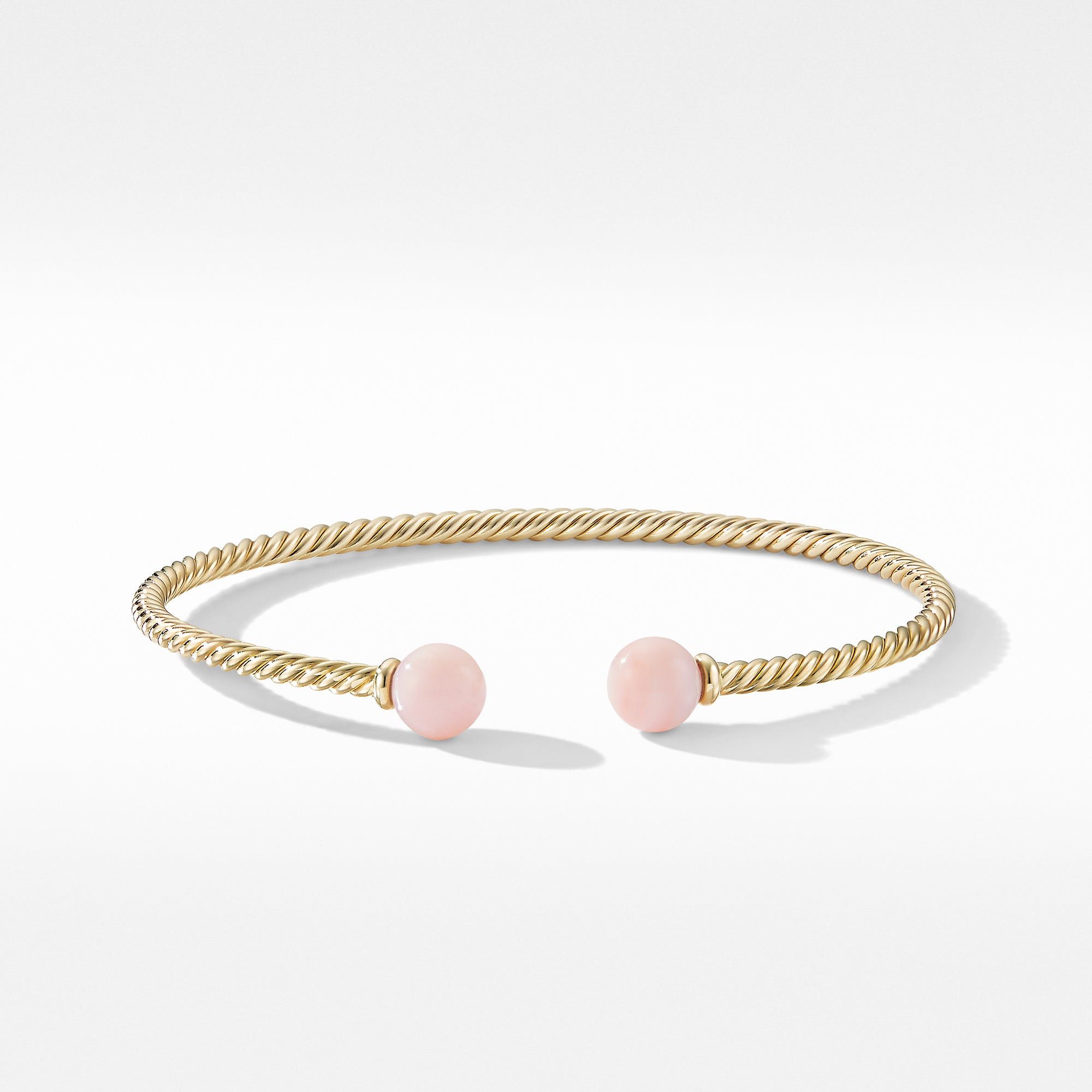 David Yurman o1w1db10325 B14890 Bracelet in 18K Gold with Pink Opal Size ONE SIZE - 2 Thumbnail