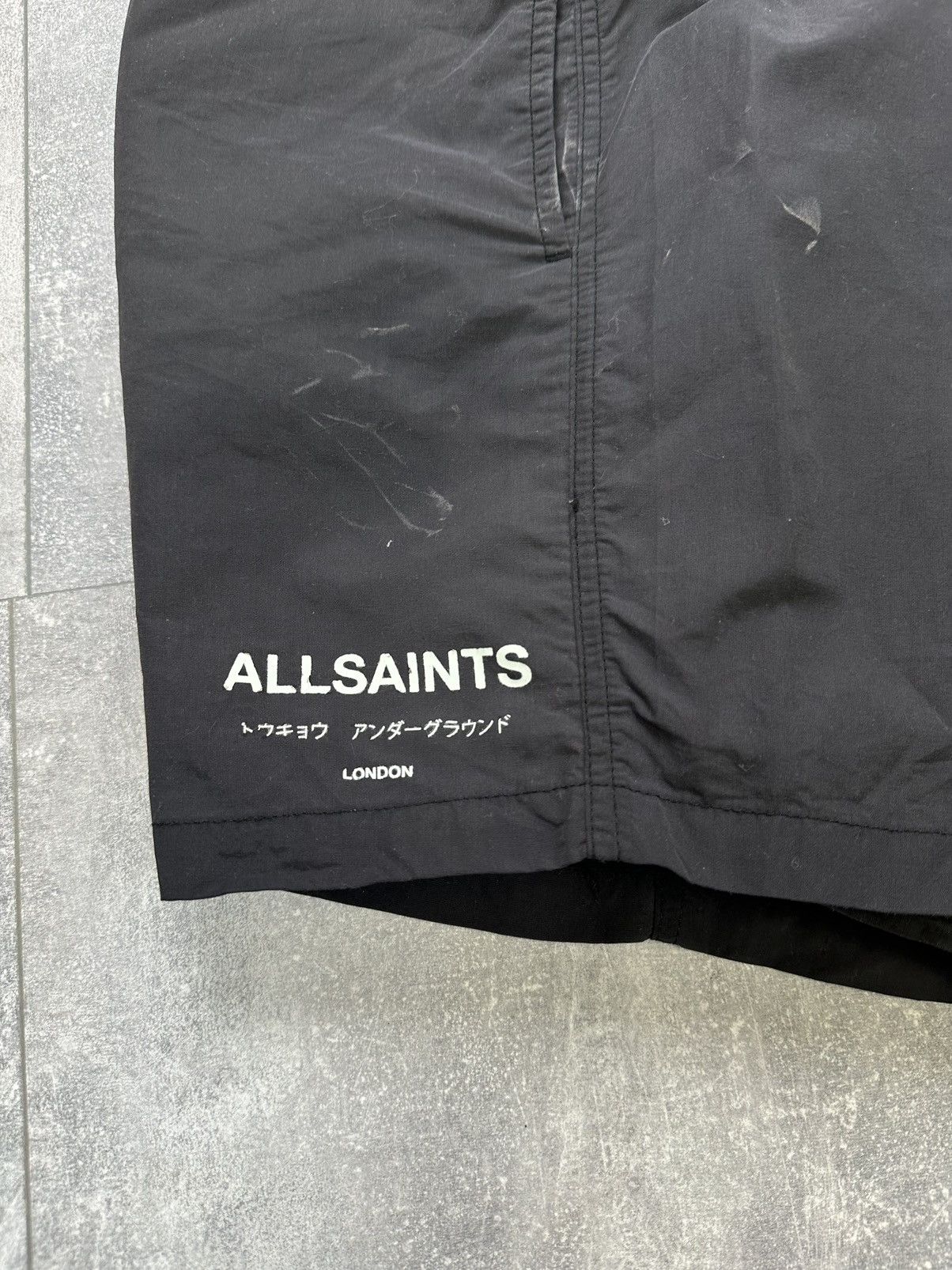 Allsaints Men’s Allsaints swim wear distressed shorts Size US 28 / EU 44 - 3 Thumbnail