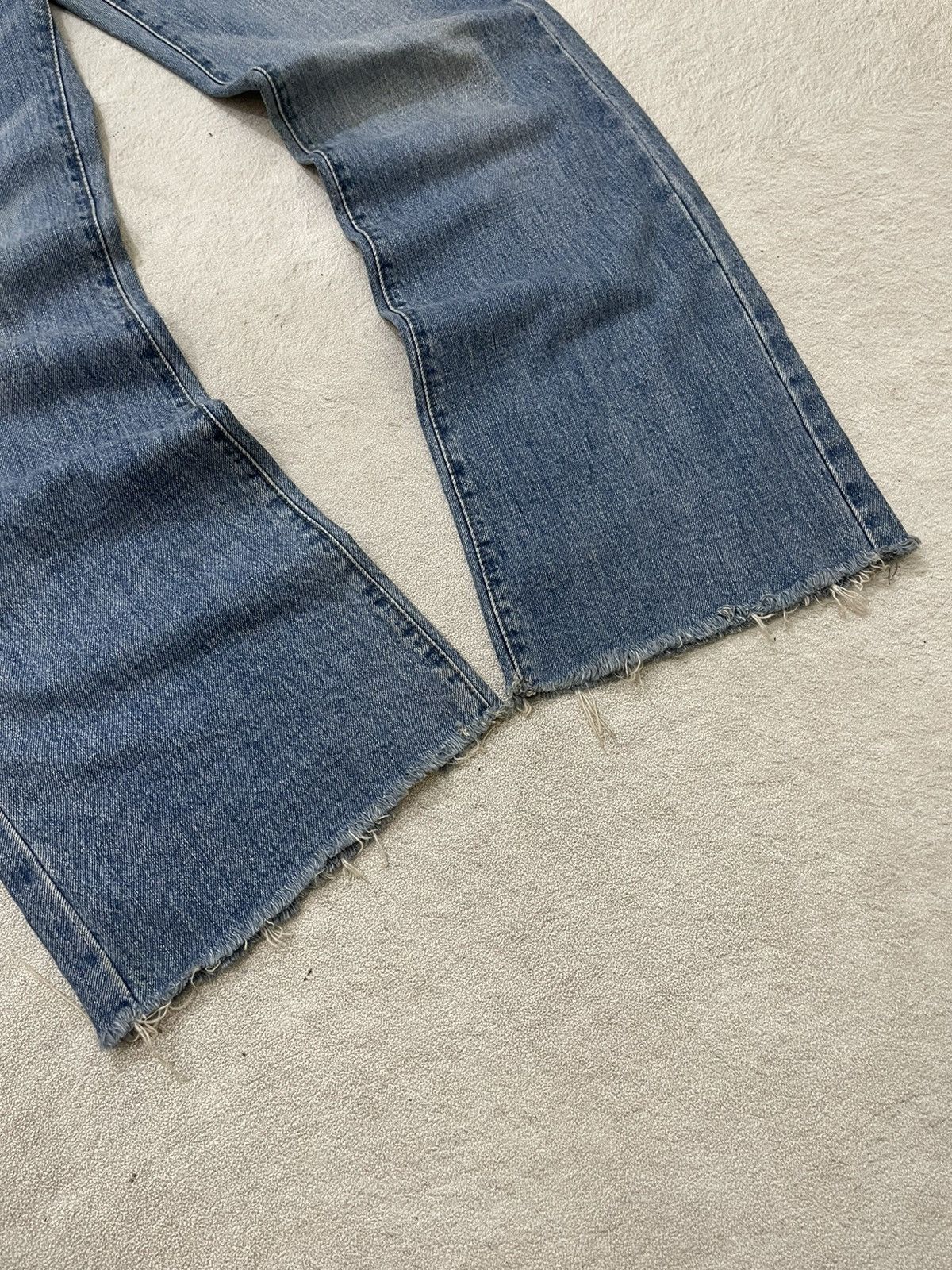 Kapital 2000s Diesel Flare Denim Washed Ripped Jeans Y2K ifsix LGB Size US 31 - 4 Thumbnail