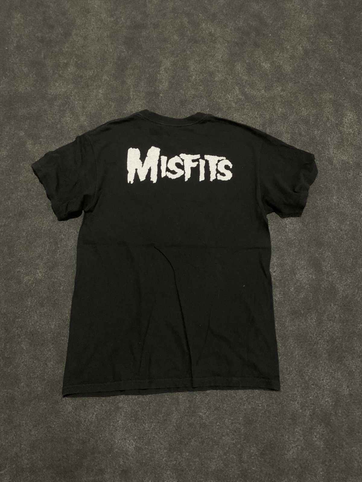 Band Tees Vintage Misfits The Fiend Skull Logo T-Shirt - Black Size US M / EU 48-50 / 2 - 6 Thumbnail