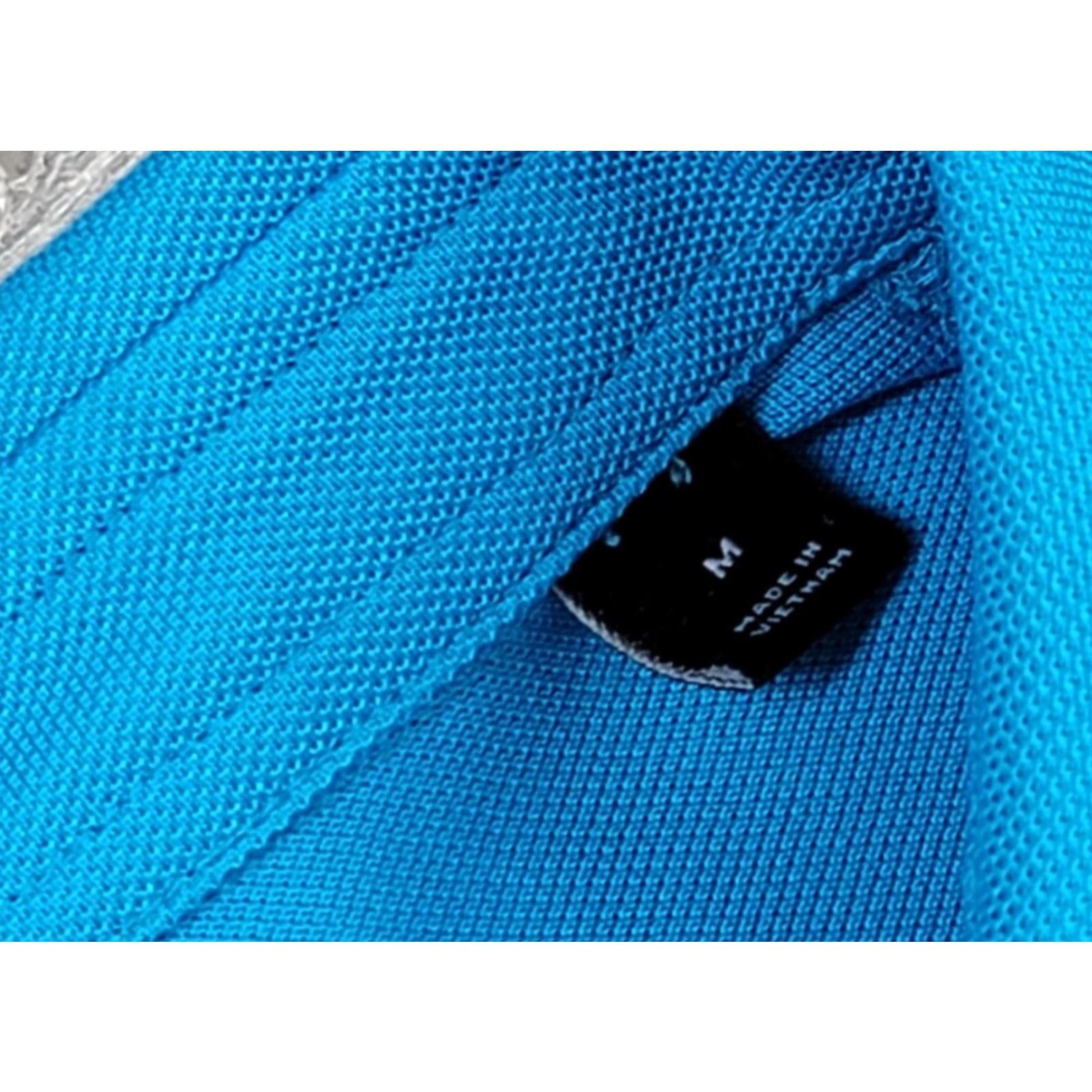 Vintage Dunning Polo Shirt Mens M Blue White Striped Short Sleeve Polo Golf Size US M / EU 48-50 / 2 - 6 Thumbnail
