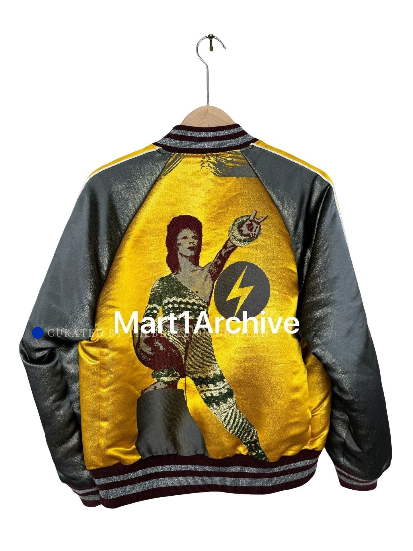 Undercover Multi Graphic Print Satin Bomber Jacket Size US S / EU 44-46 / 1 - 1 Thumbnail