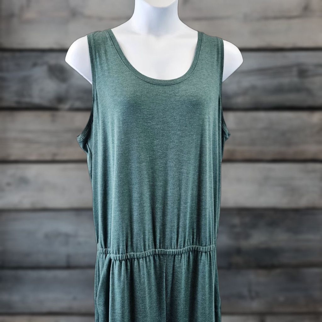 Vintage **Womens Logo Lounge Green Jumpsuit Size 2X With Pockets** User: **Logo Lounge Womens Green Jumpsuit Size 2X With Pockets** Size 40" / US 18 - 1 Thumbnail