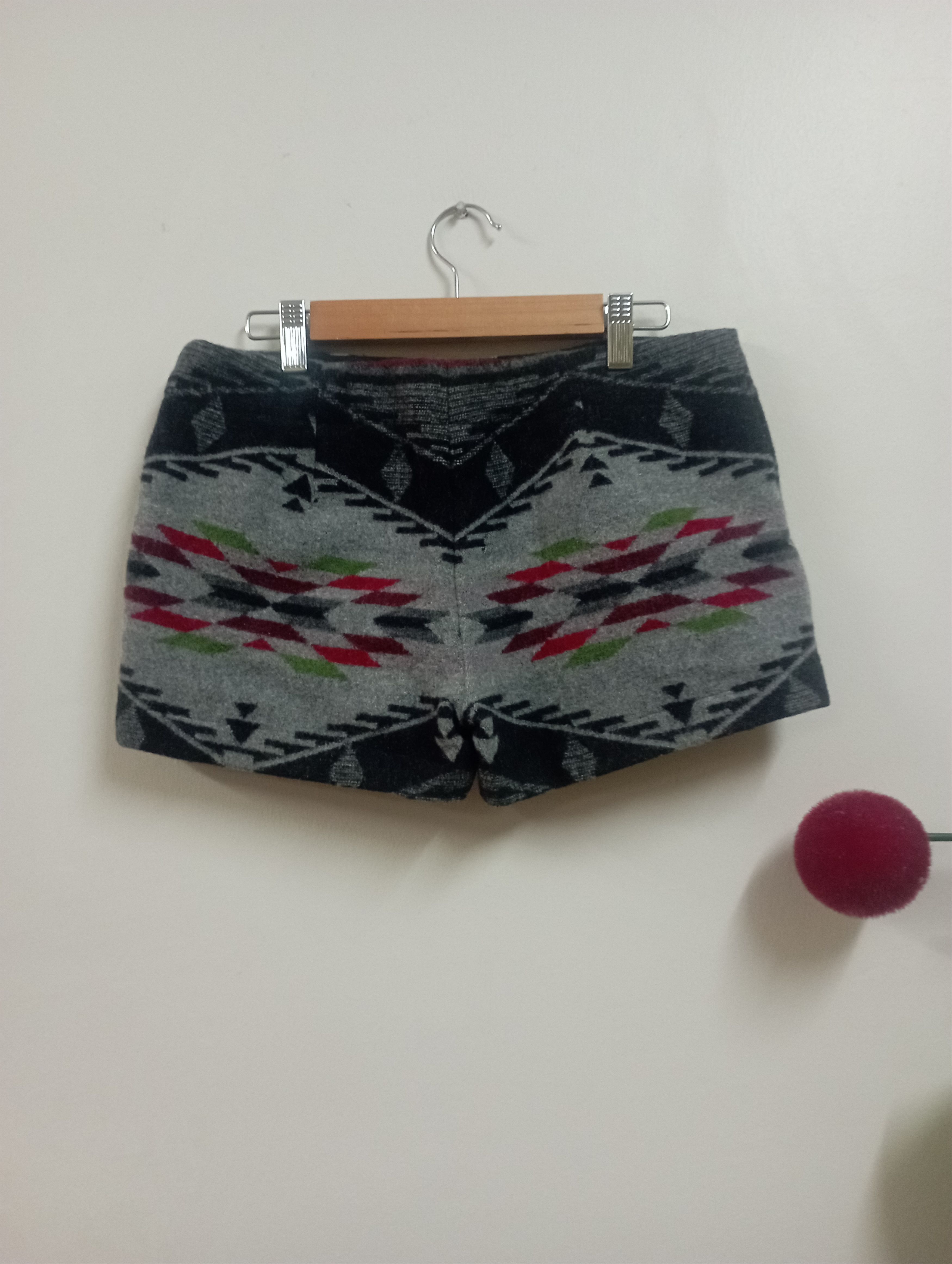 Pendleton Vintage Made In USA Navajo Wool Short Pant Pendleton Size 28" / US 6 / IT 42 - 6 Thumbnail