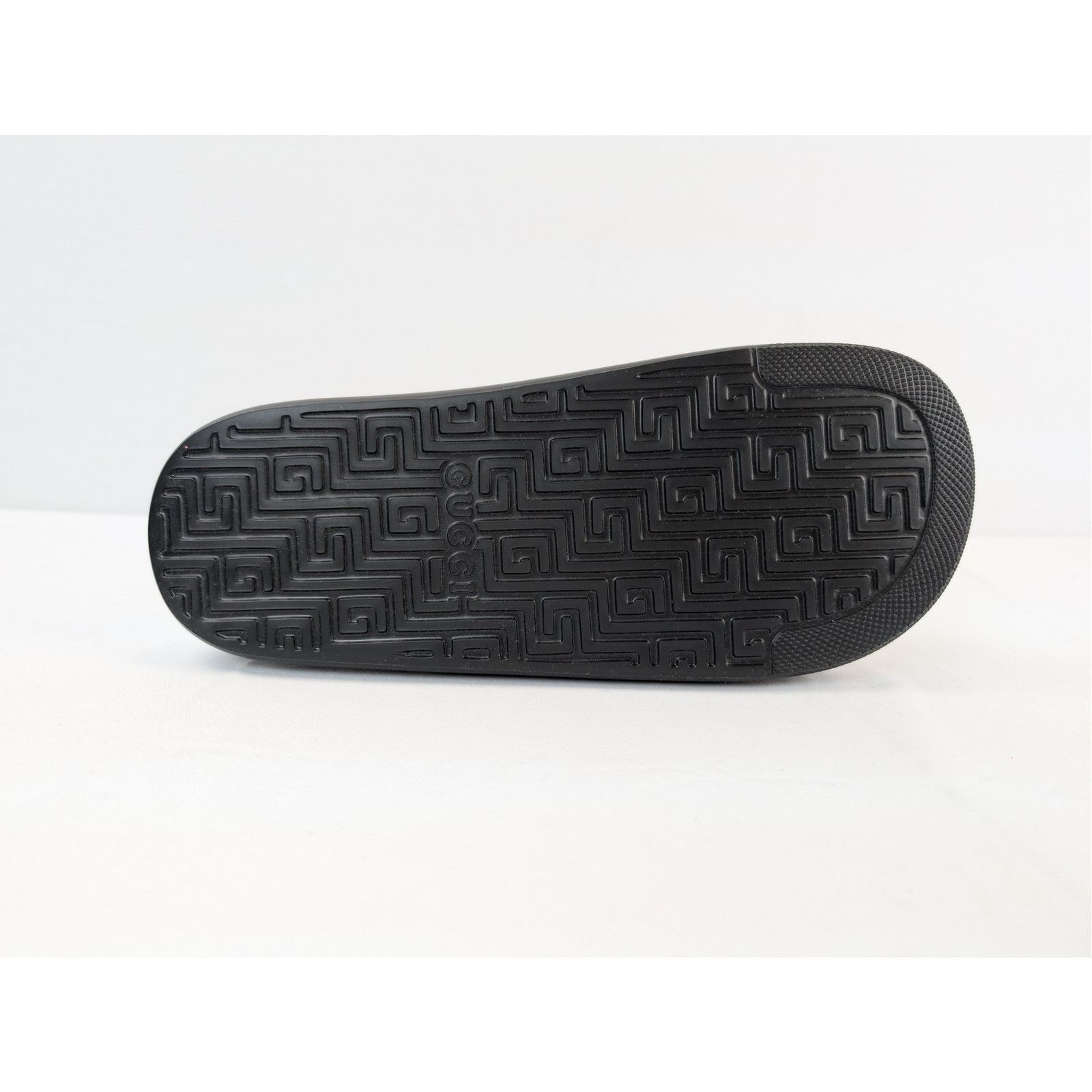 Gucci o1rshd1 Men's Web Slide Sandal Slipper signature green black Size US 14 / EU 47 - 9 Thumbnail