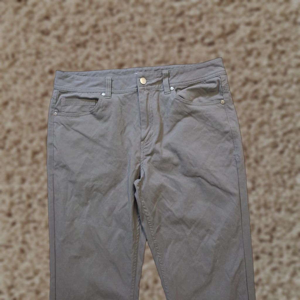 Toad&Co Toad & Co Pants Mens 33x34 Gray Skinny Nylon Performance Outdoors Chino 5-Pocket Design Size US 34 / EU 50 - 1 Thumbnail