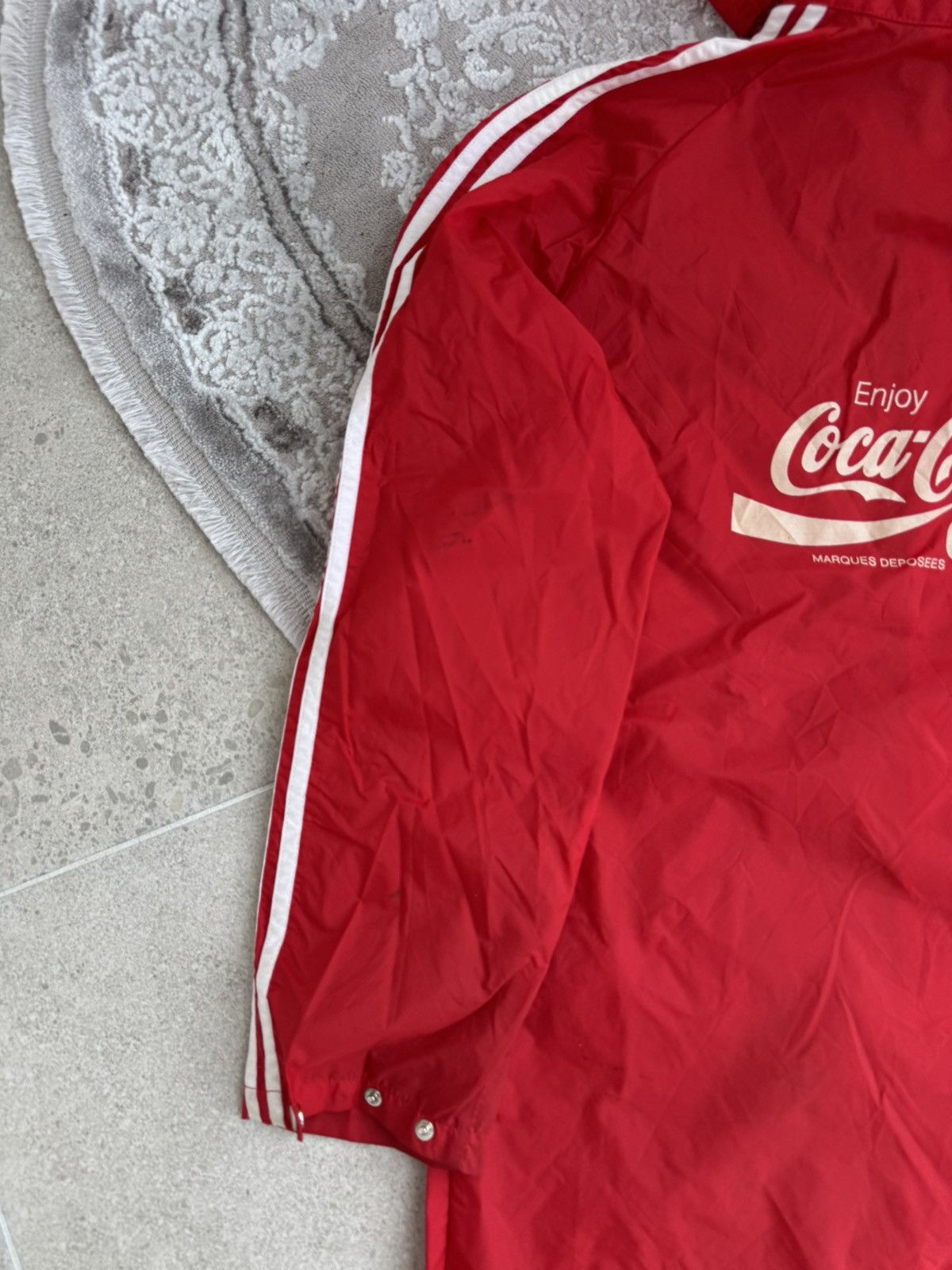 Adidas Adidas Coca Cola vinatge light jacket Size US XL / EU 56 / 4 - 14 Thumbnail