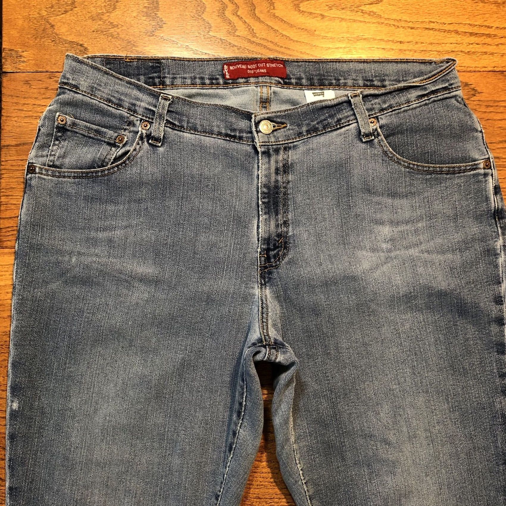 Levi's VINTAGE Levi's 515 Bootcut Jeans Womens 16W x 32 Inseam Blue USA Denim Western 80s 90s Size 38" / US 16 / IT 52 - 5 Thumbnail