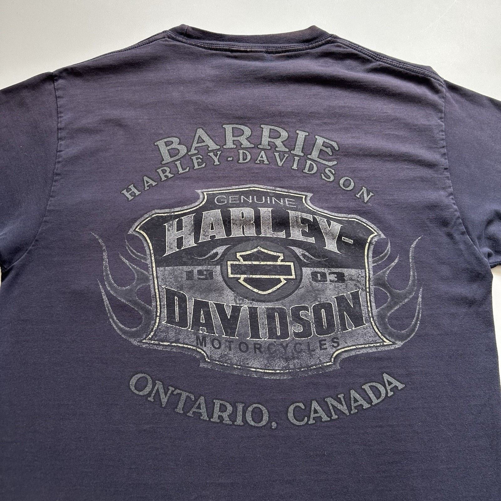 Harley Davidson Vintage Harley Davidson Pocket Shirt Medium Faded Distressed Size US M / EU 48-50 / 2 - 2 Thumbnail
