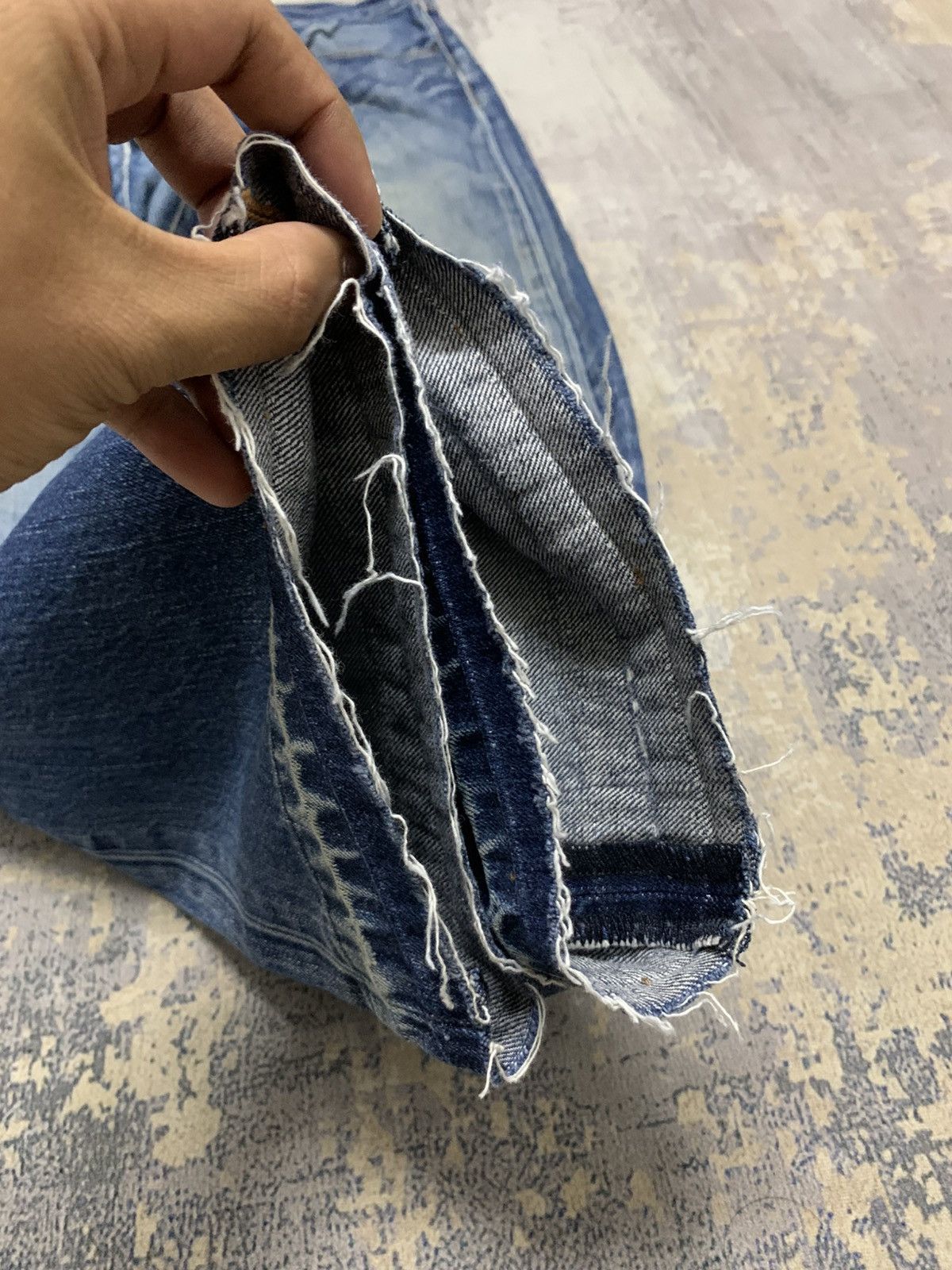 Levi's Vintage Levis 505 Jeans Faded Blue Denim W34x28.5 Size US 34 / EU 50 - 5 Thumbnail