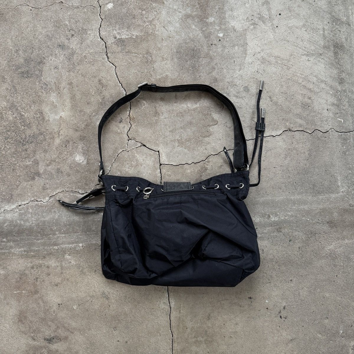 Vintage Vintage Lancaster Nylon Leather Shoulder/Crossbody Bag Size ONE SIZE - 2 Thumbnail