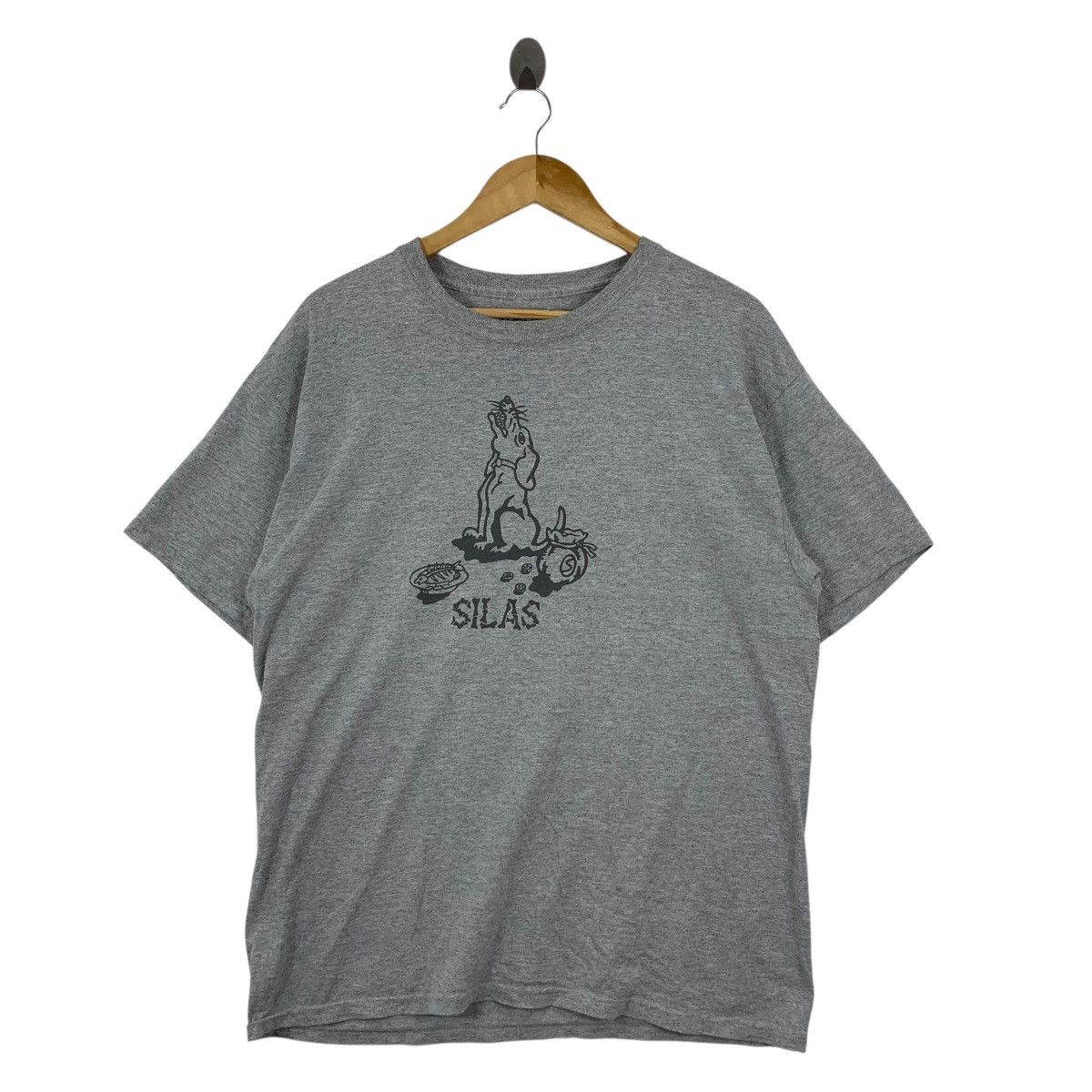 Silas SILAS SKATEBOARD Howling Dog Streetwear Tee Shirt Top Modern Size US M / EU 48-50 / 2 - 3 Thumbnail