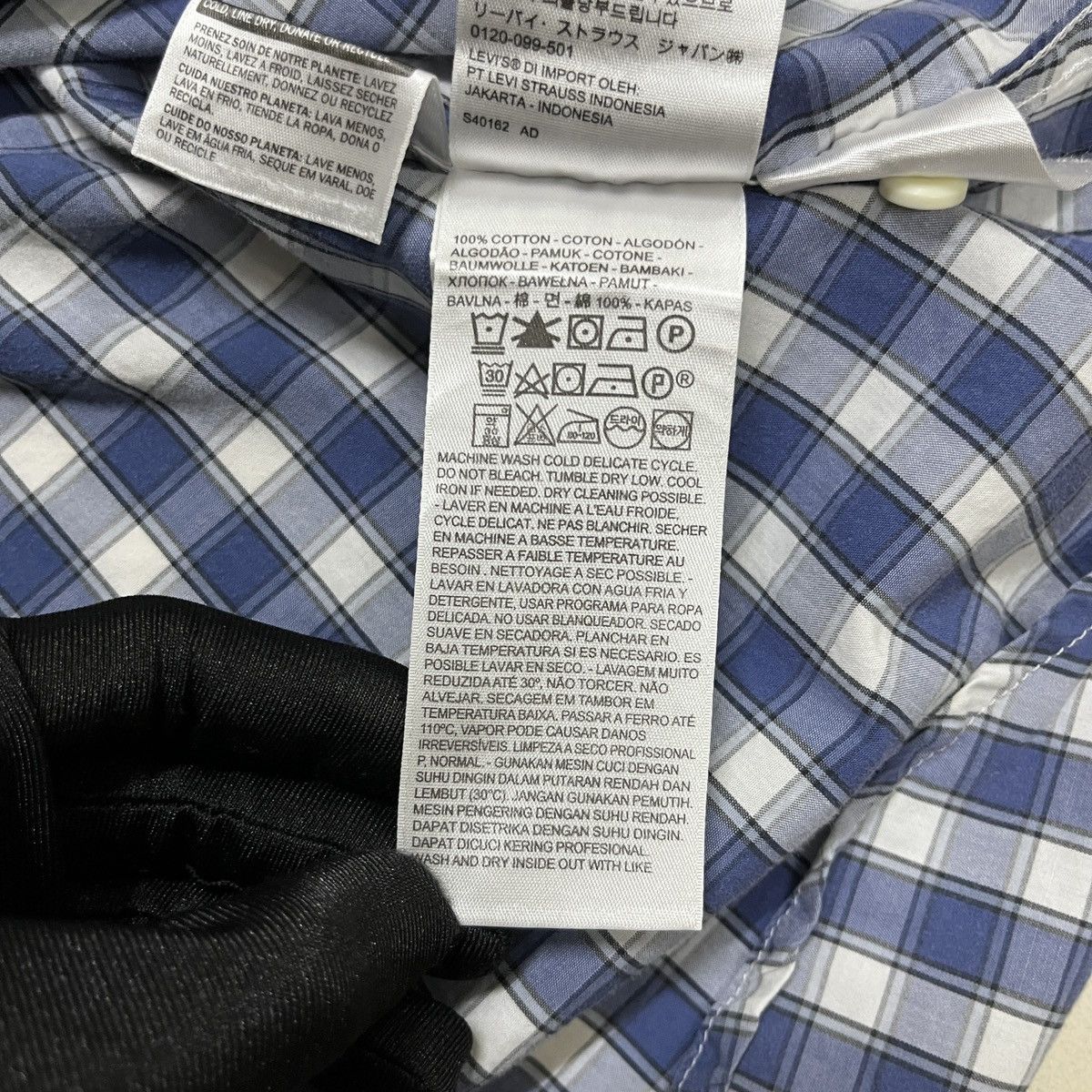 Levi's × Levi's Made & Crafted × Levi's Vintage Clothing Levis Checkered Button Up Shirt Size US M / EU 48-50 / 2 - 9 Thumbnail