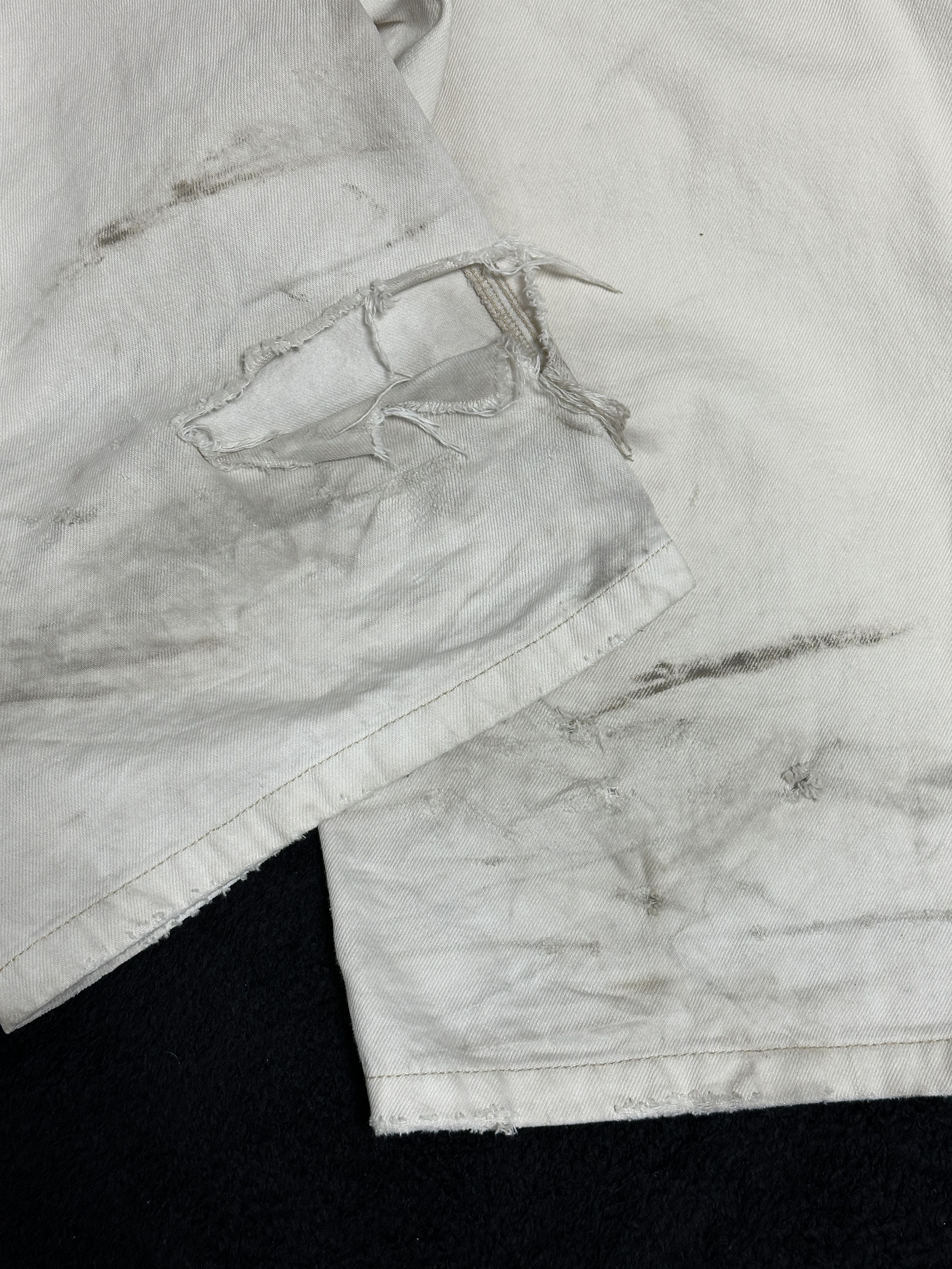Balenciaga Balenciaga Cargo Denim Ivory Size US 32 / EU 48 - 8 Thumbnail