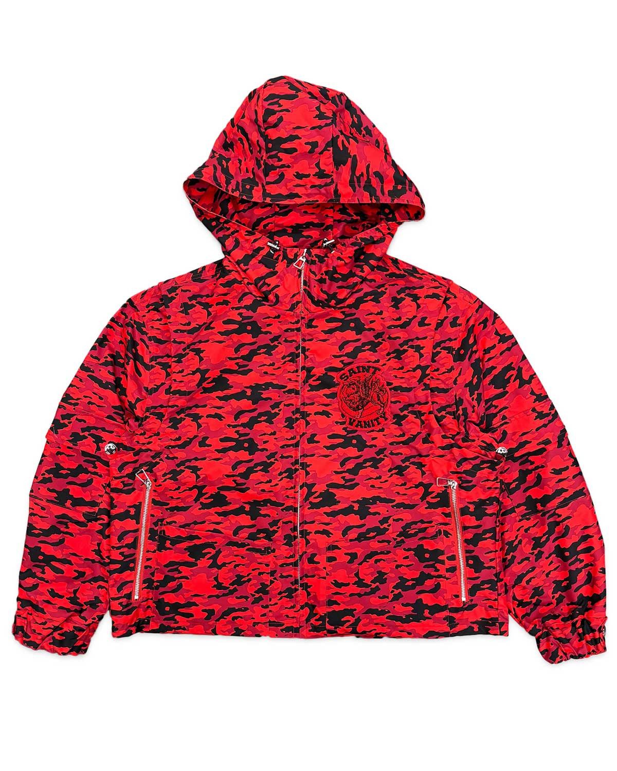 Saint Vanity Nylon Hooded Jacket Tiger Camo Red Size US L / EU 52-54 / 3 - 1 Preview