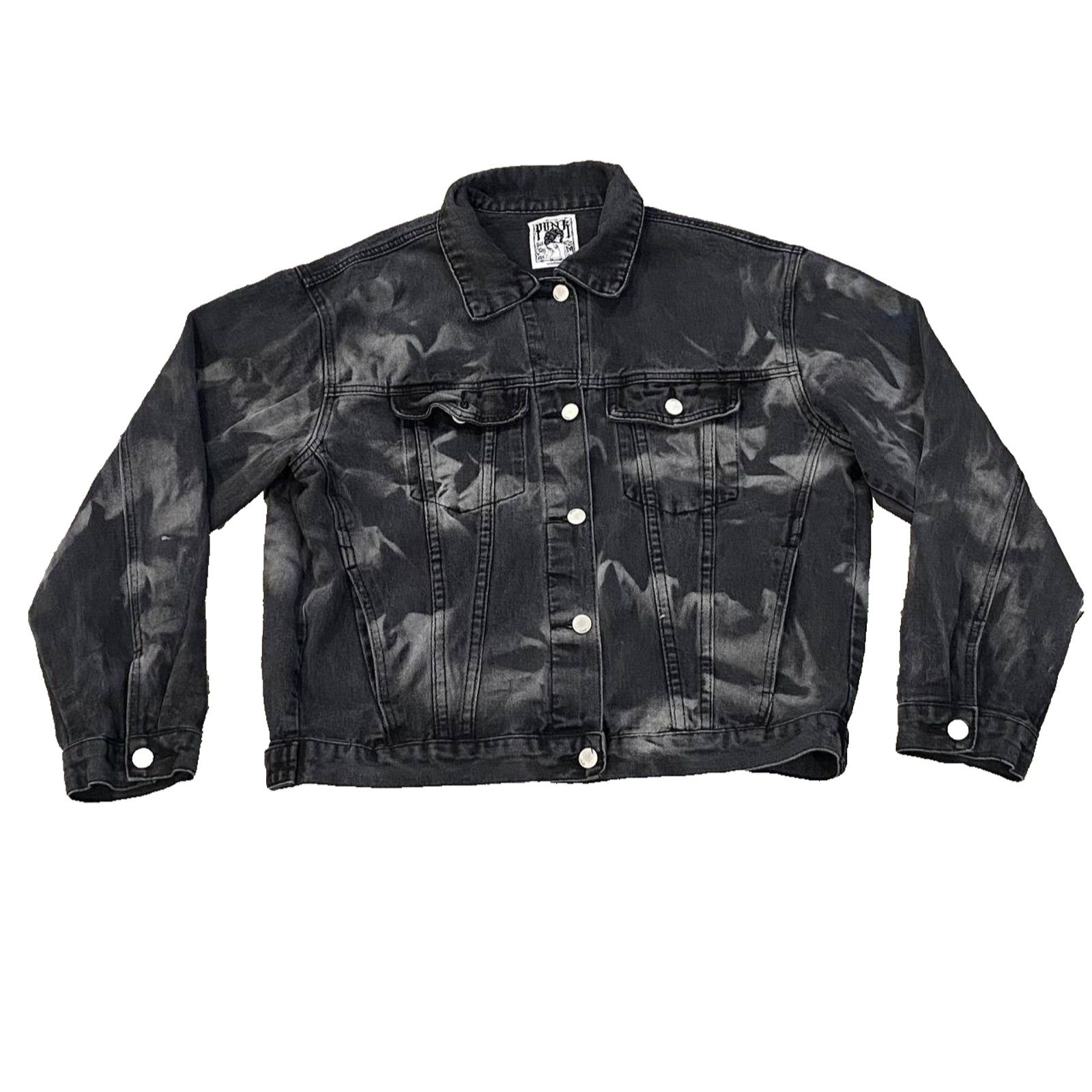 Other PUNK ® LA Anarchy Distressed Jean Jacket sz M Size US M / EU 48-50 / 2 - 2 Thumbnail