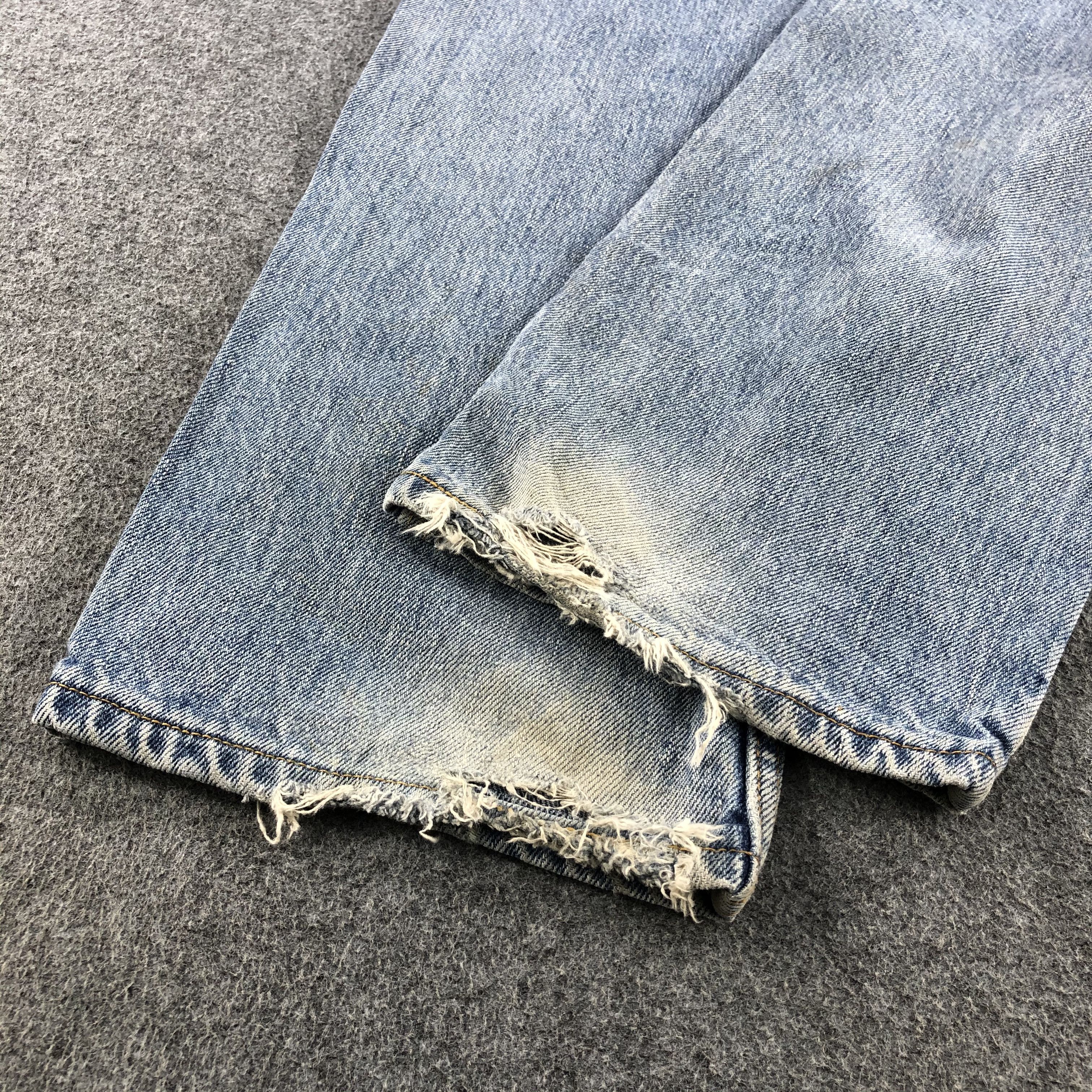 Levi's Dirty Light Wash Vintage Levis 516 Jeans-J1126 Size US 36 / EU 52 - 6 Thumbnail