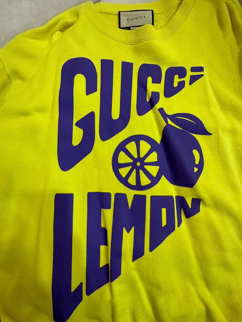 Gucci Gucci Yellow sweatshirt Size US S / EU 44-46 / 1 - 2 Thumbnail