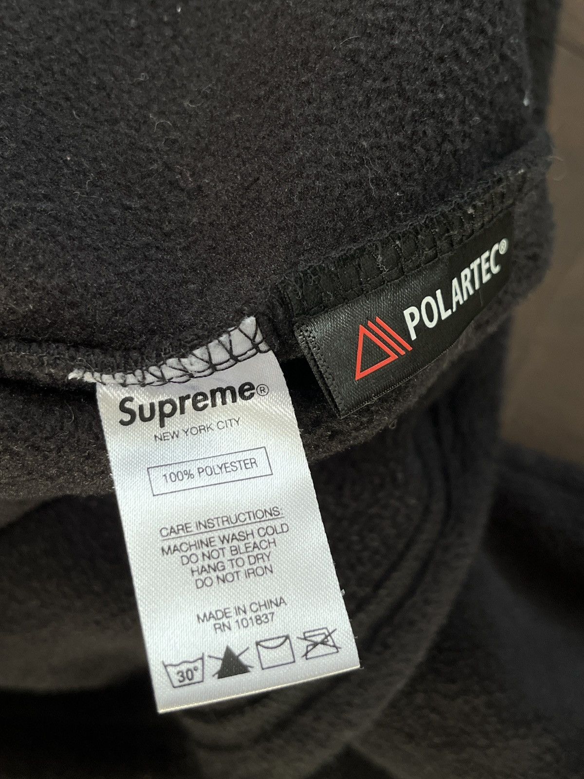 Japanese Brand Supreme spell out 1/4 fleece Size US S / EU 44-46 / 1 - 12 Thumbnail
