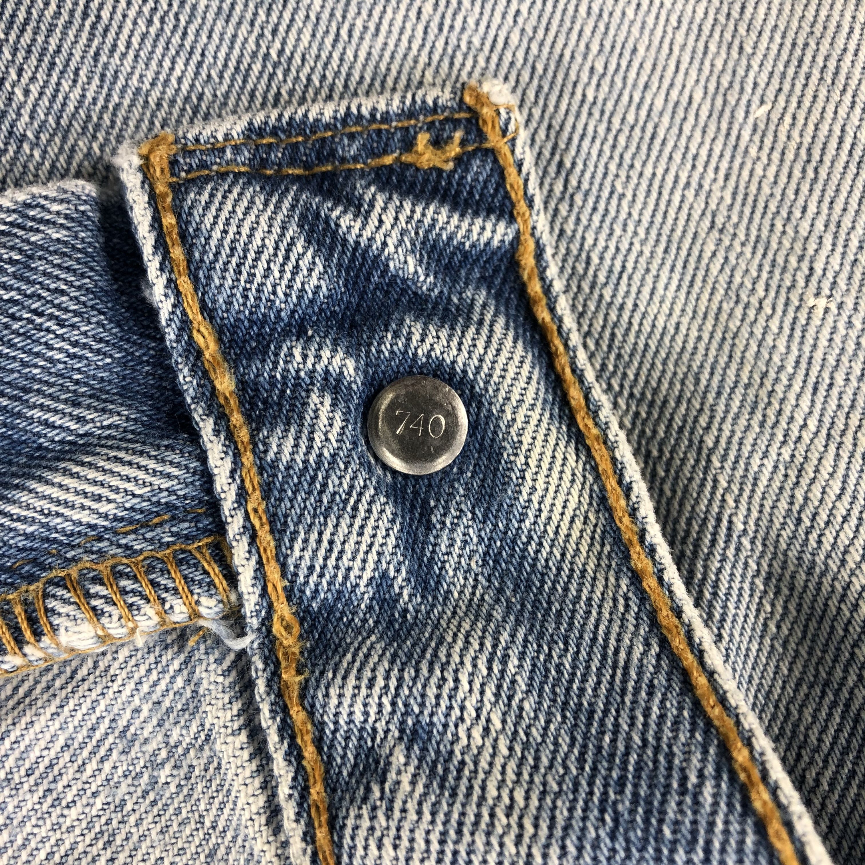 Levi's Vintage Light Wash Levis 505 Jeans-J1688 Size US 42 / EU 58 - 9 Thumbnail