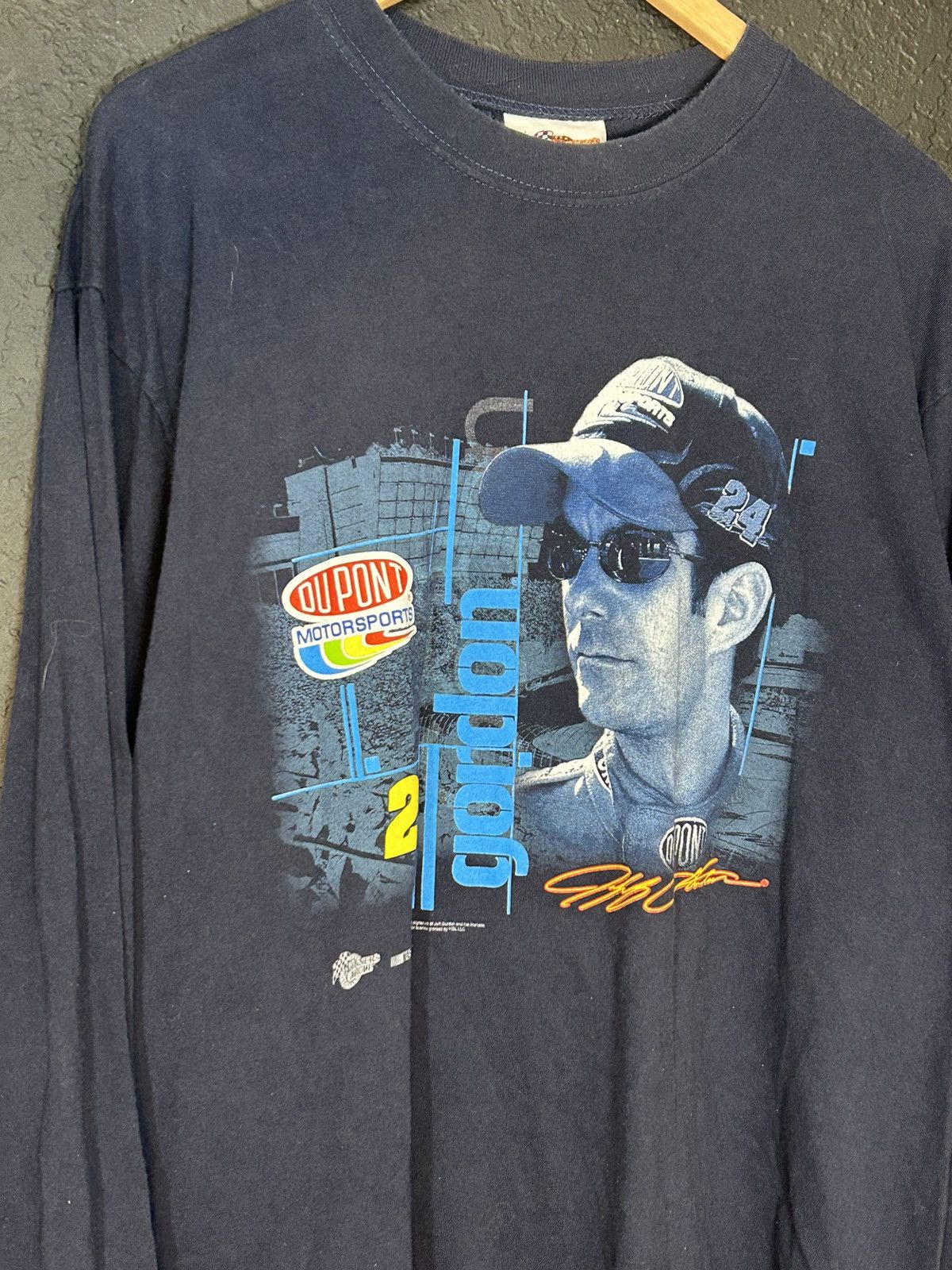 NASCAR Y2K Nascar Jeff Gordon Longsleeve T Shirt Size US XL / EU 56 / 4 - 2 Thumbnail