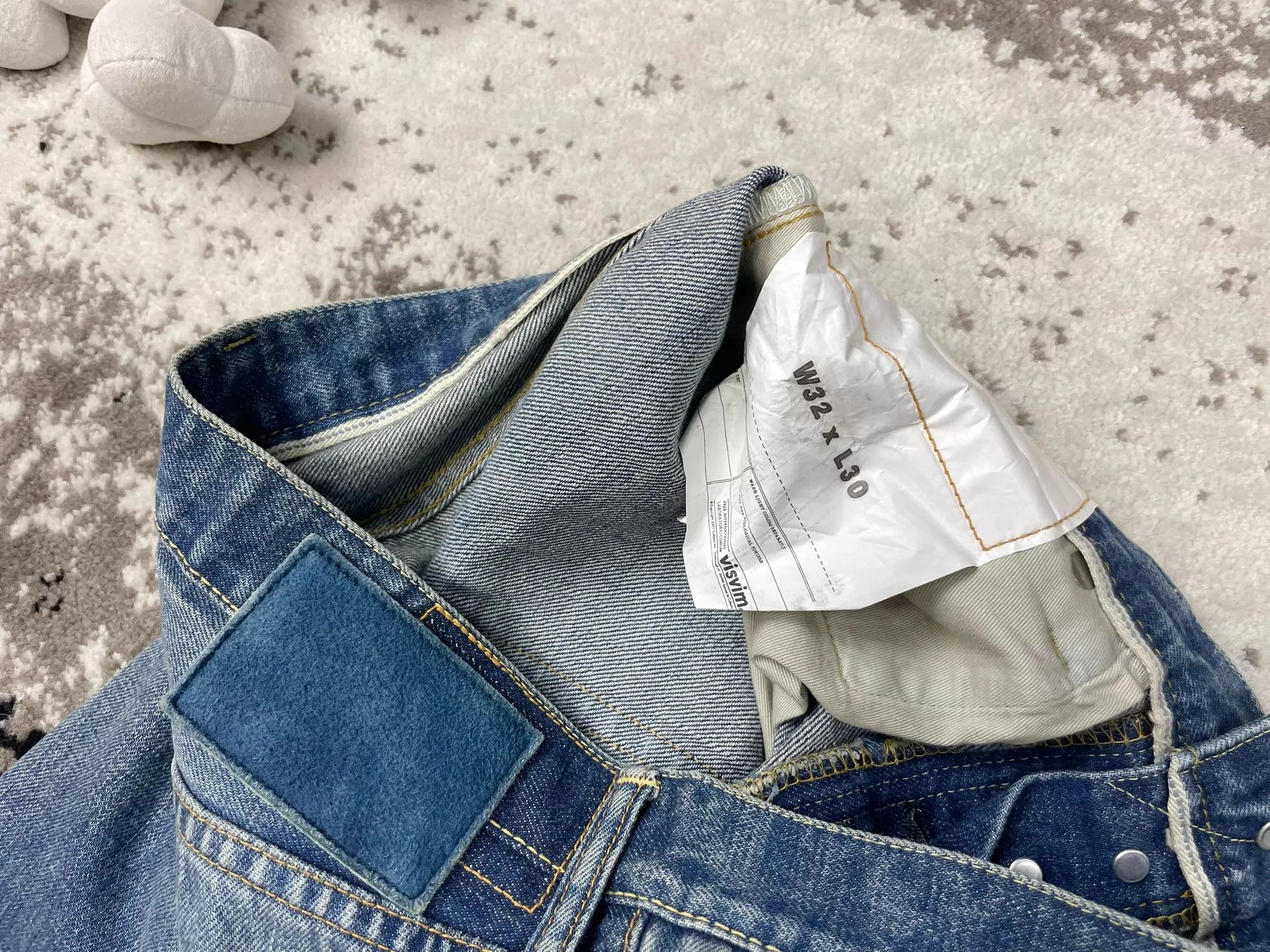 Visvim VISVIM SOCIAL SCULPTURE 10 Vtg W32 L30 D14 Damaged 1880 Size US 32 / EU 48 - 8 Thumbnail