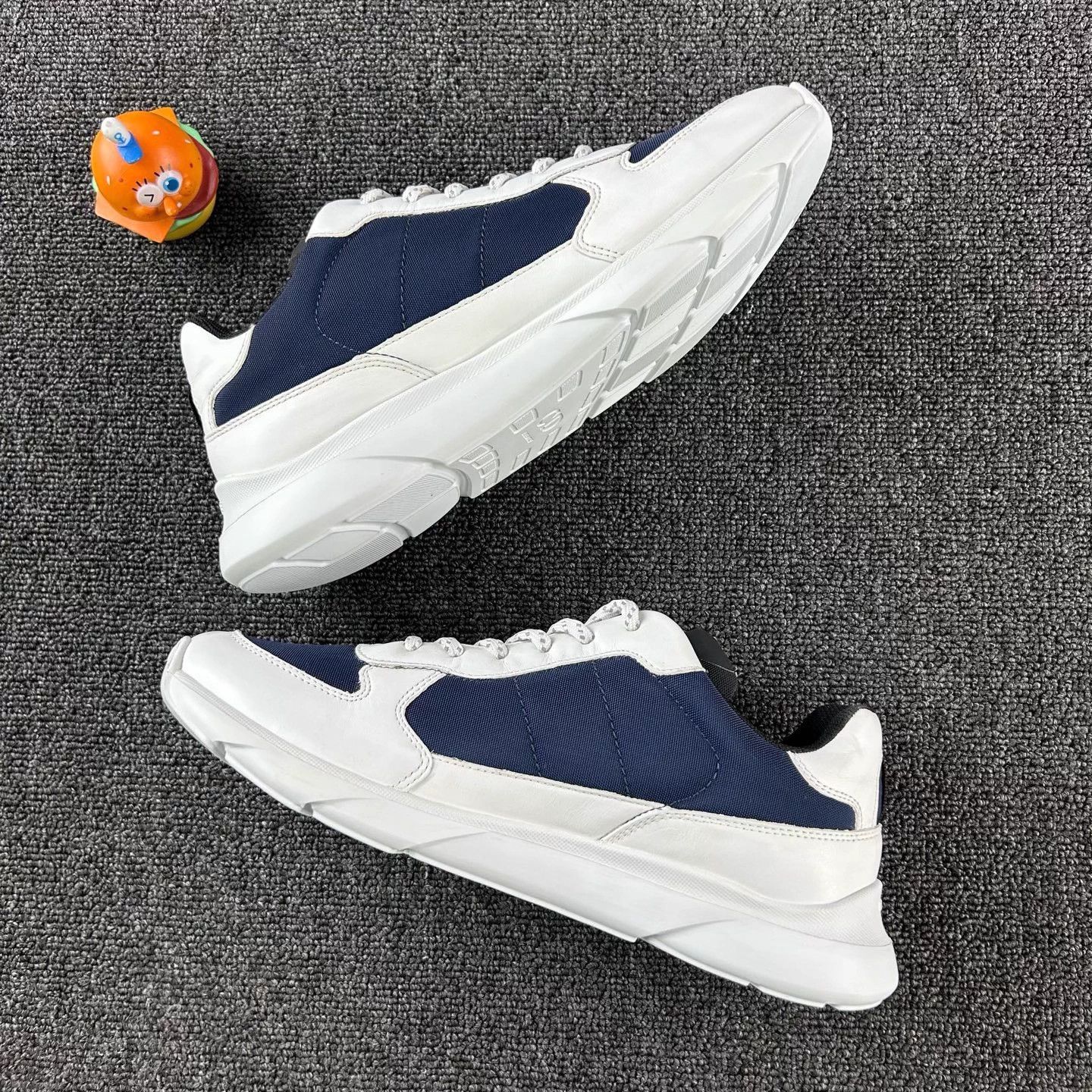 Dior Dior white and blue colorblock sneakers size 40 Size US 7 / EU 40 - 3 Thumbnail