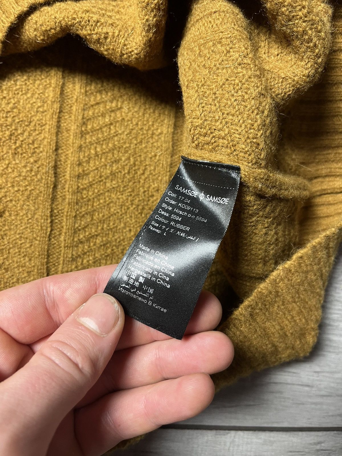 Japanese Brand Samsoe Samsoe sweater style Hirsh size Large Size US L / EU 52-54 / 3 - 5 Thumbnail