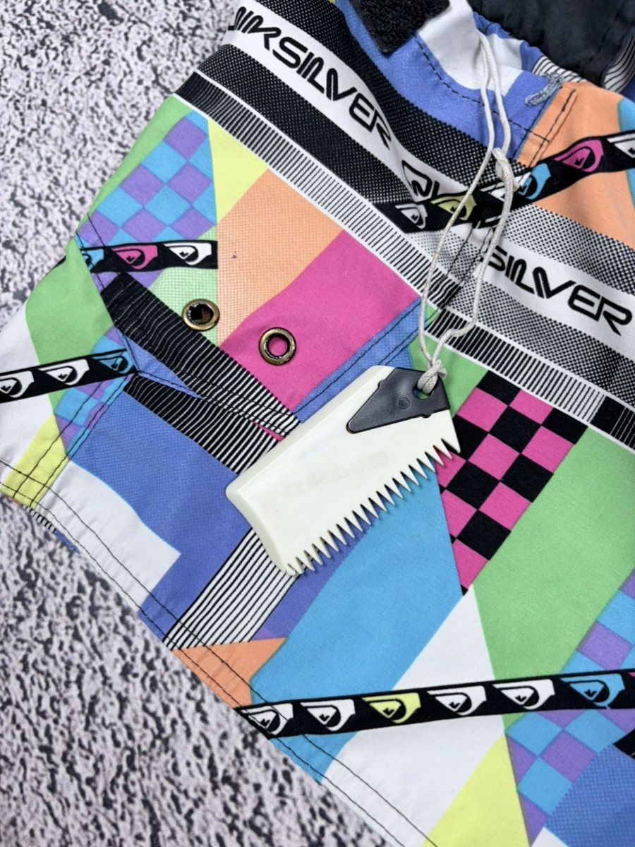 Quiksilver VTG Quiksilver Y2K Crazy AOP Board Shorts 36 Surf Swim +Tool Size US 36 / EU 52 - 4 Thumbnail