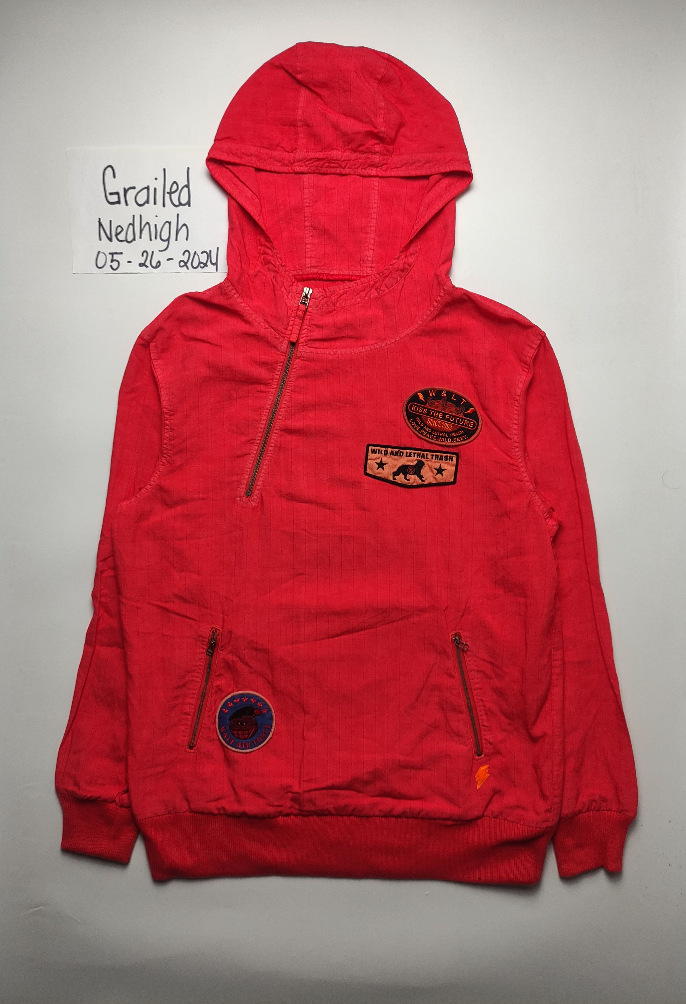 W&LT WALTER VAN BEIRENDONCK - W&LT - PATCHES DYED HOODED JAKCET Size US M / EU 48-50 / 2 - 1 Thumbnail