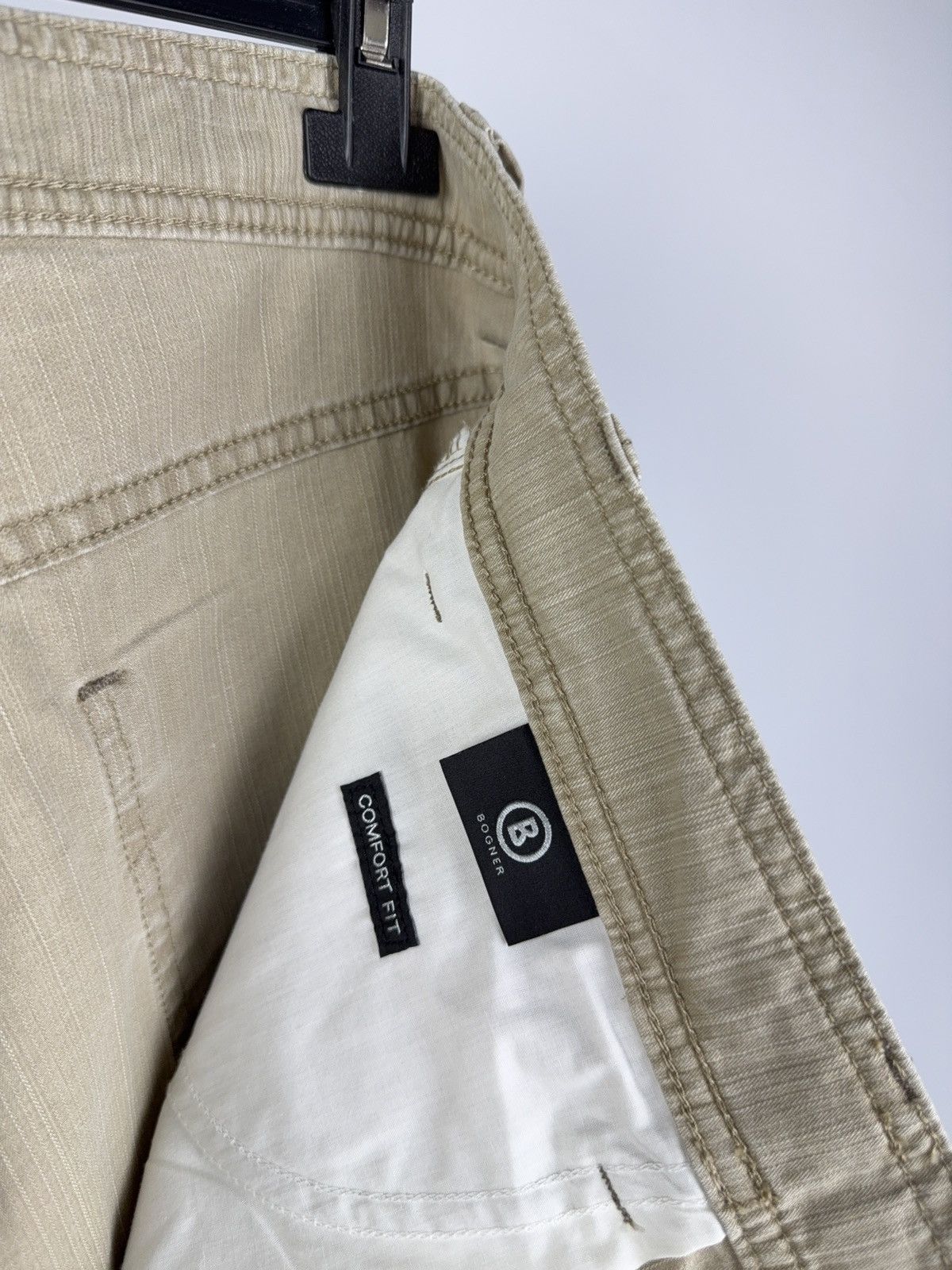 Bogner Vintage 00s Retro Beige Bogner Cotton Comfort Fit Pants Size US 38 / EU 54 - 14 Thumbnail