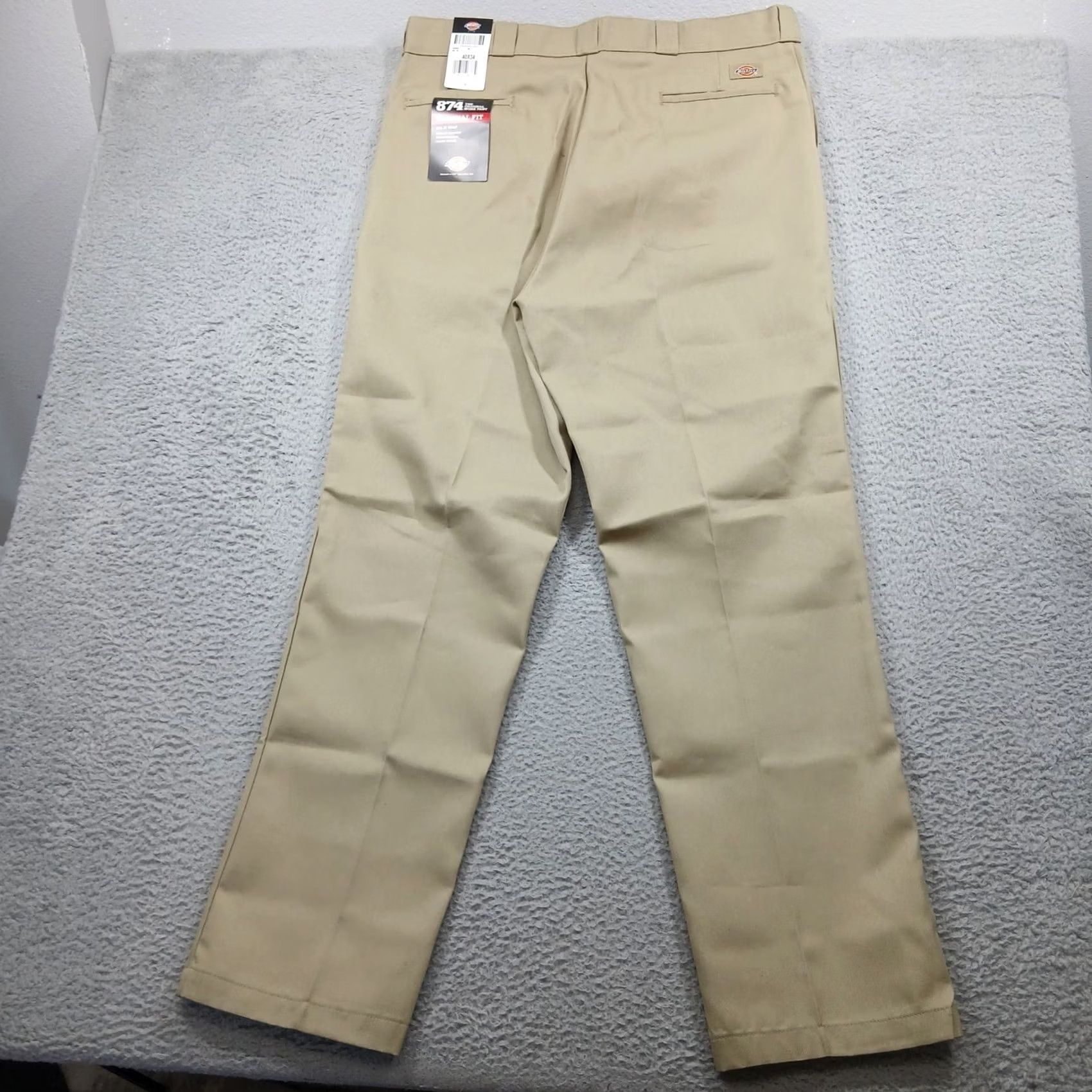 Dickies * Dickies 874 Original Fit Work Pants Mens - Khaki Tan Workwear - New NWT - Construction Size US 40 / EU 56 - 3 Thumbnail