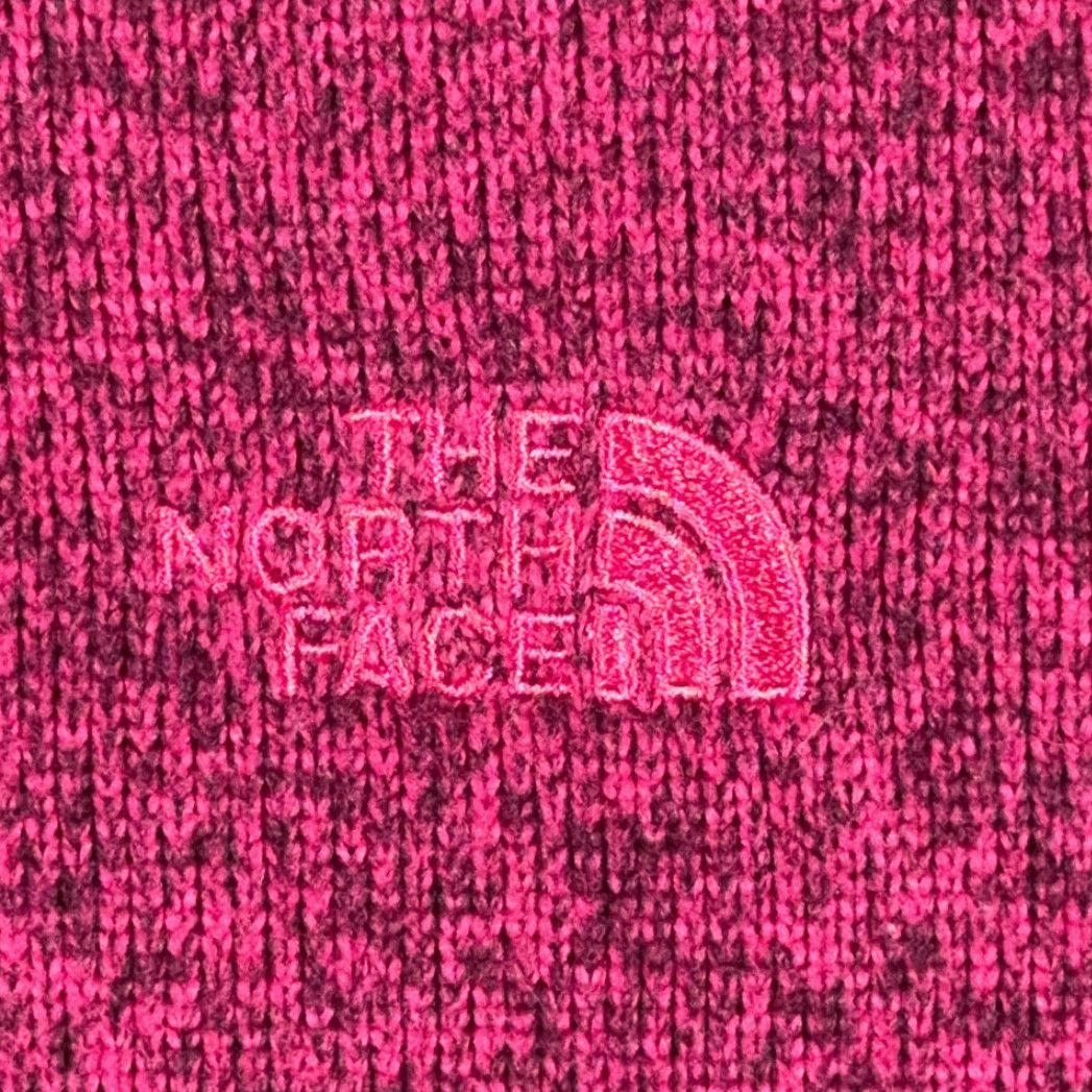 The North Face The North Face SweatER Womens M Pink Heather Mock Neck Hooded Raglan Sleeve Logo Fleece Pullover Size M / US 6-8 / IT 42-44 - 4 Thumbnail