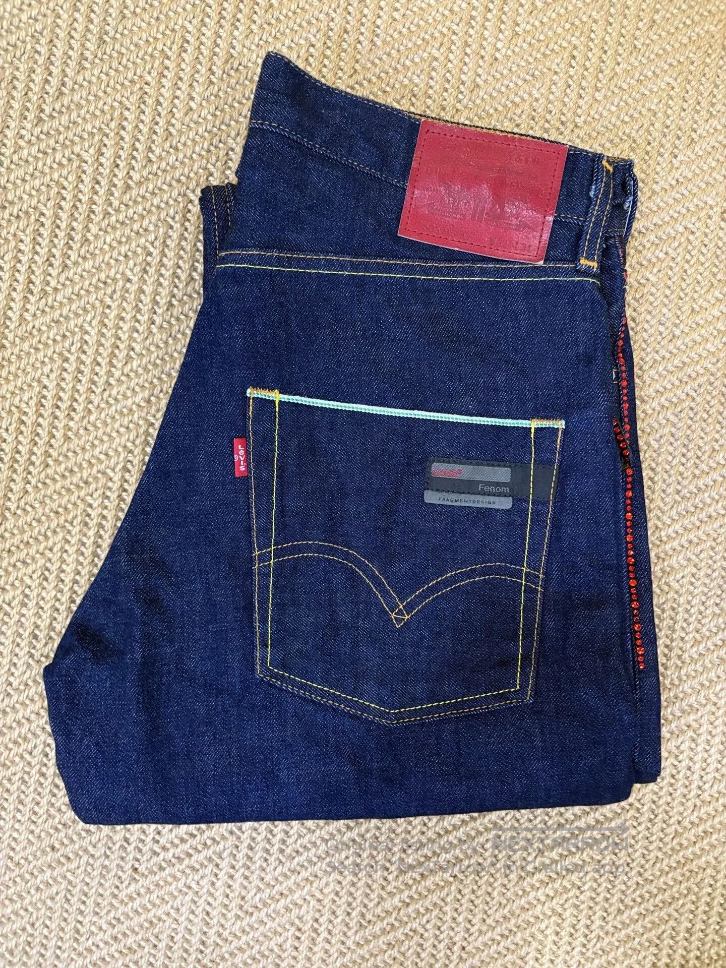 Levi's Levi's Fenom Disco Red Diamond Unwashed Jeans. Size US 26 / EU 42 - 3 Thumbnail