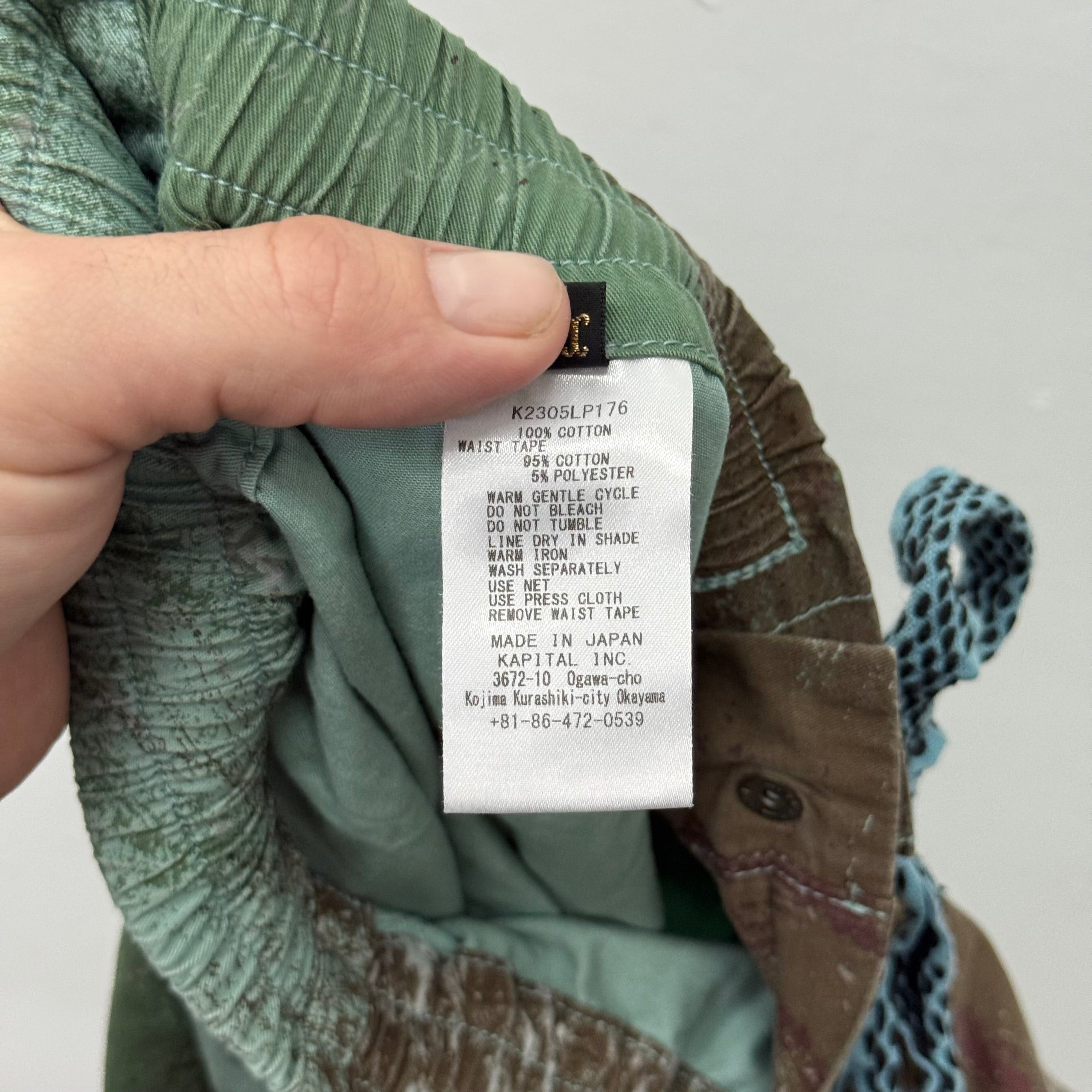 Kapital Kapital Brush Paint Cargo Pants - Size 3 (US L) Size US 32 / EU 48 - 6 Thumbnail