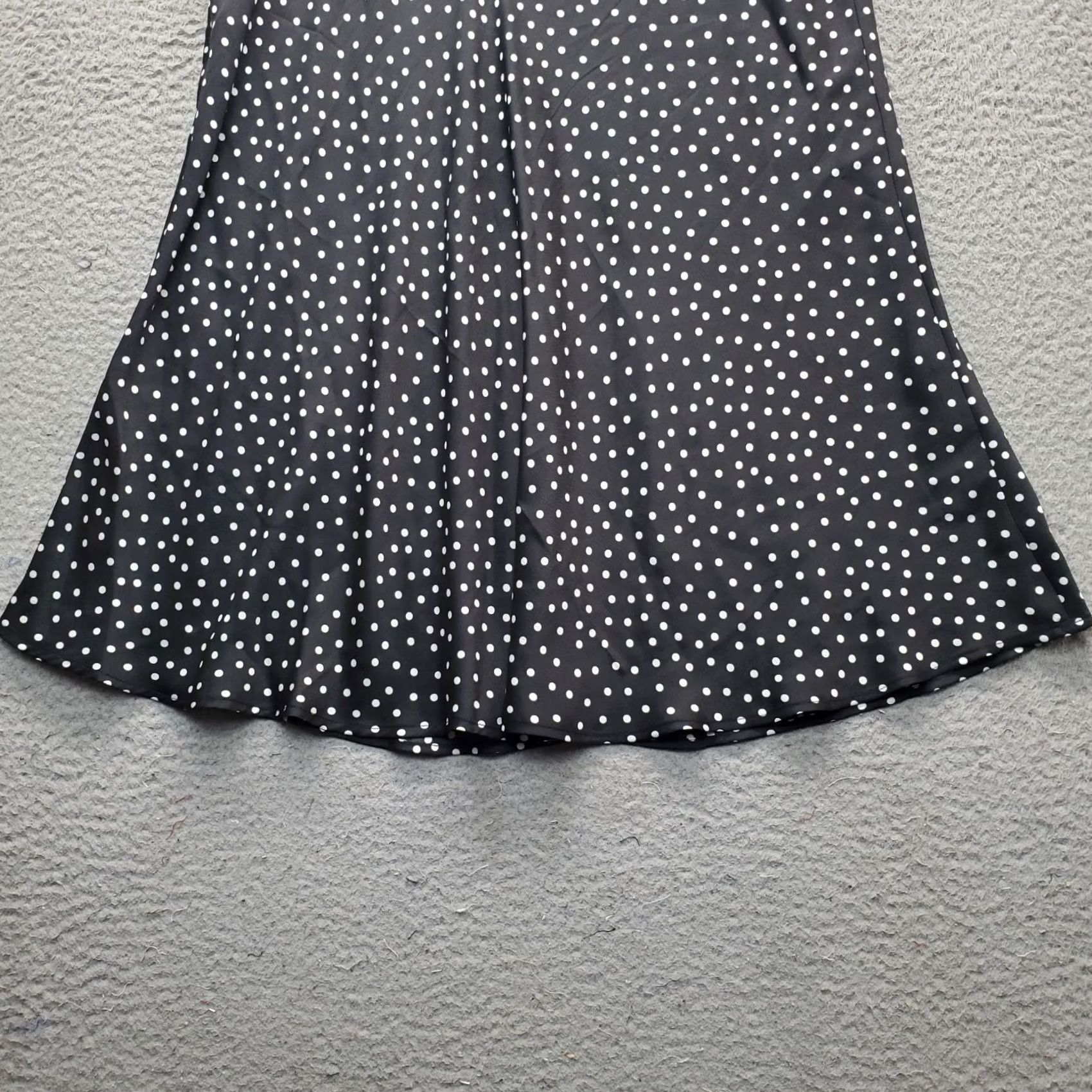 Nine West Nine West Womens Skirt Knee Length Flared Polka Dot Side Zip L Multicolor NWT Womens Size L Size 36" / US 14 / IT 50 - 8 Thumbnail